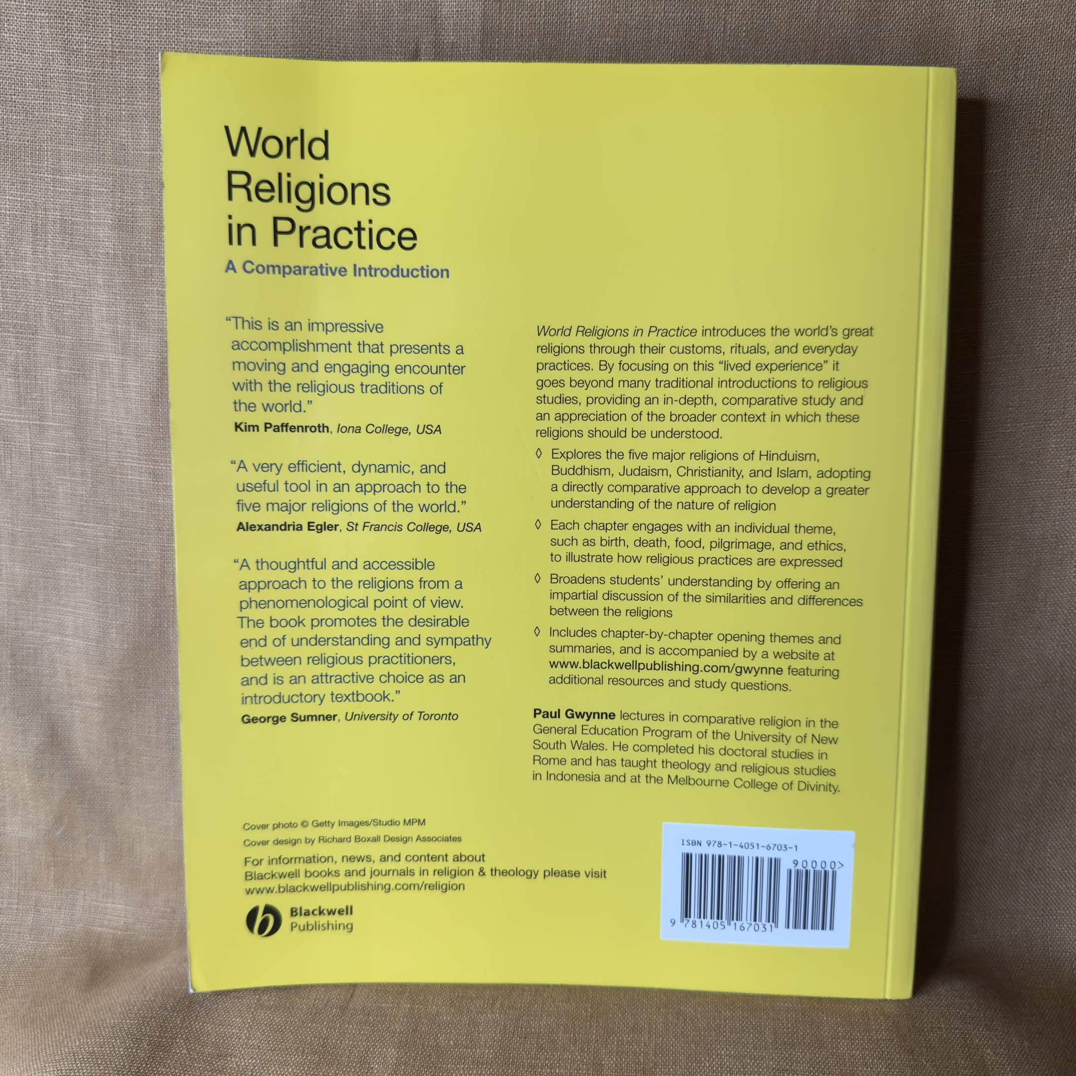 World Religions in Practice: A Comparative Introduction — Paul Gwynne