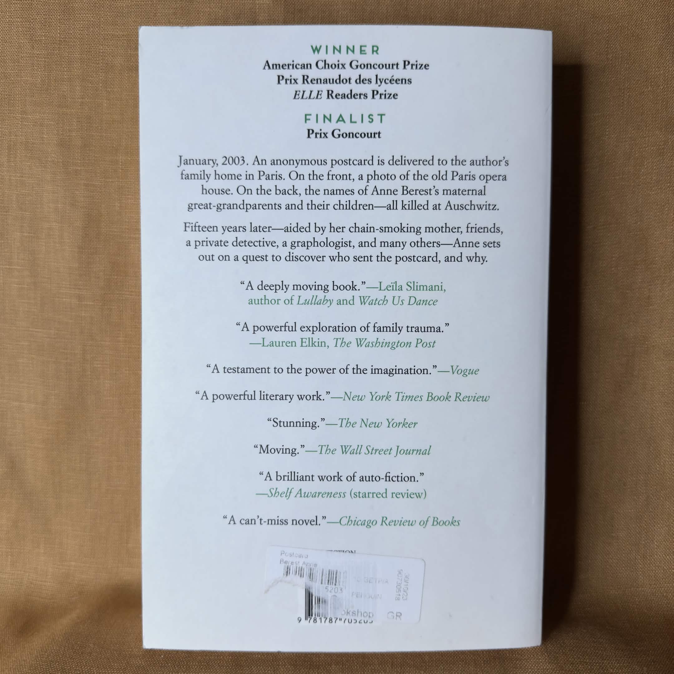 The Postcard — Anne Berest