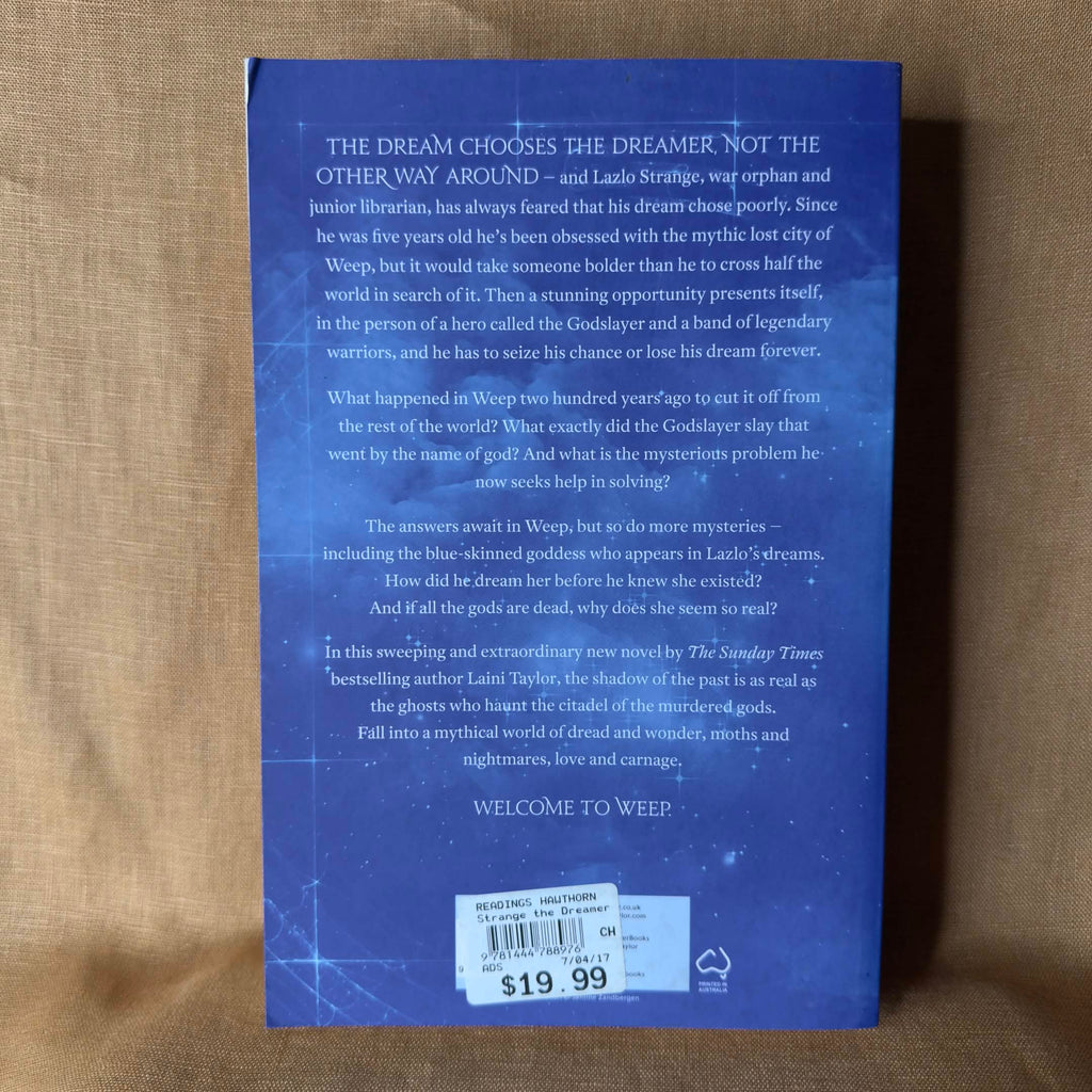 Strange the Dreamer — Laini Taylor