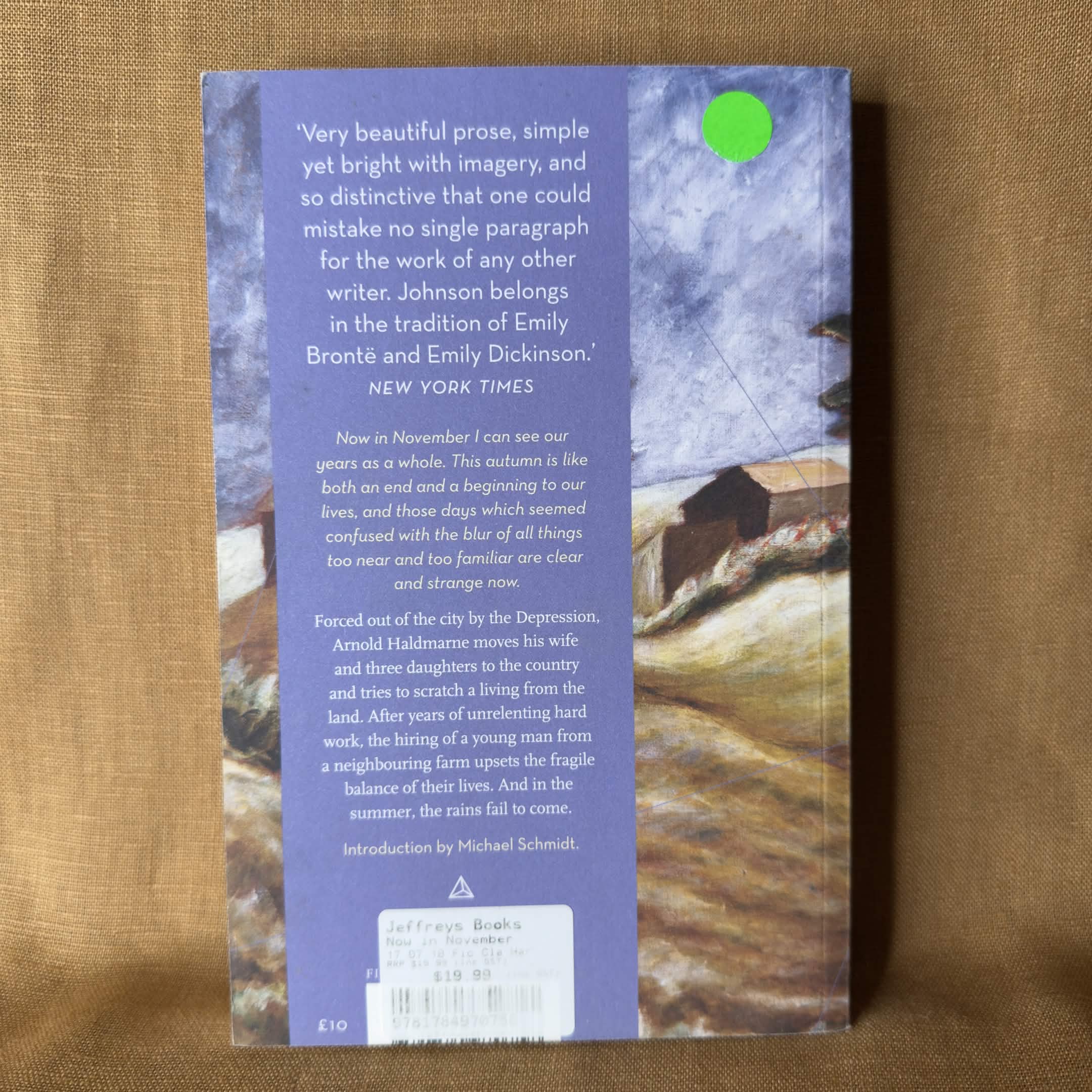 Now in November — Josephine Johnson