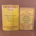 Emergency Exit and The School for Dictators — Ignazio Silone