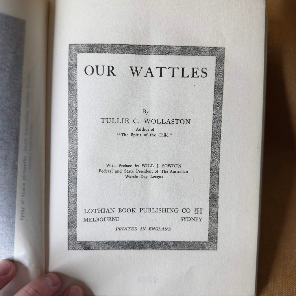 Our Wattles — Tullie C. Wollaston