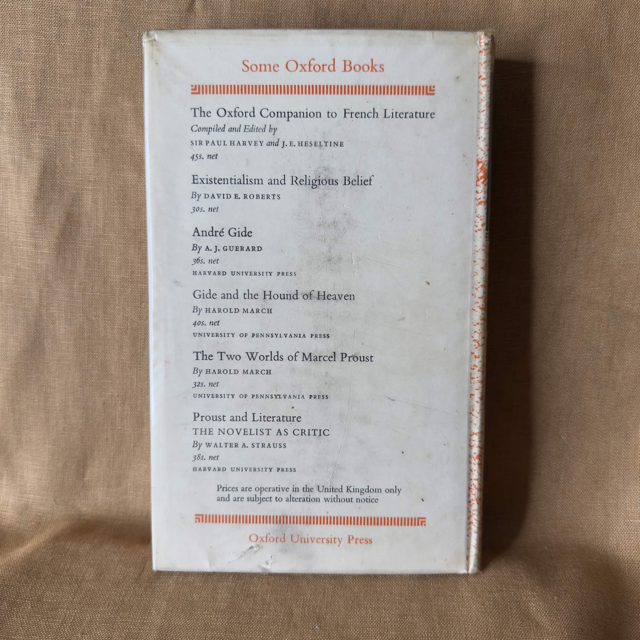 Albert Camus and the Literature of Revolt — John Cruickshank