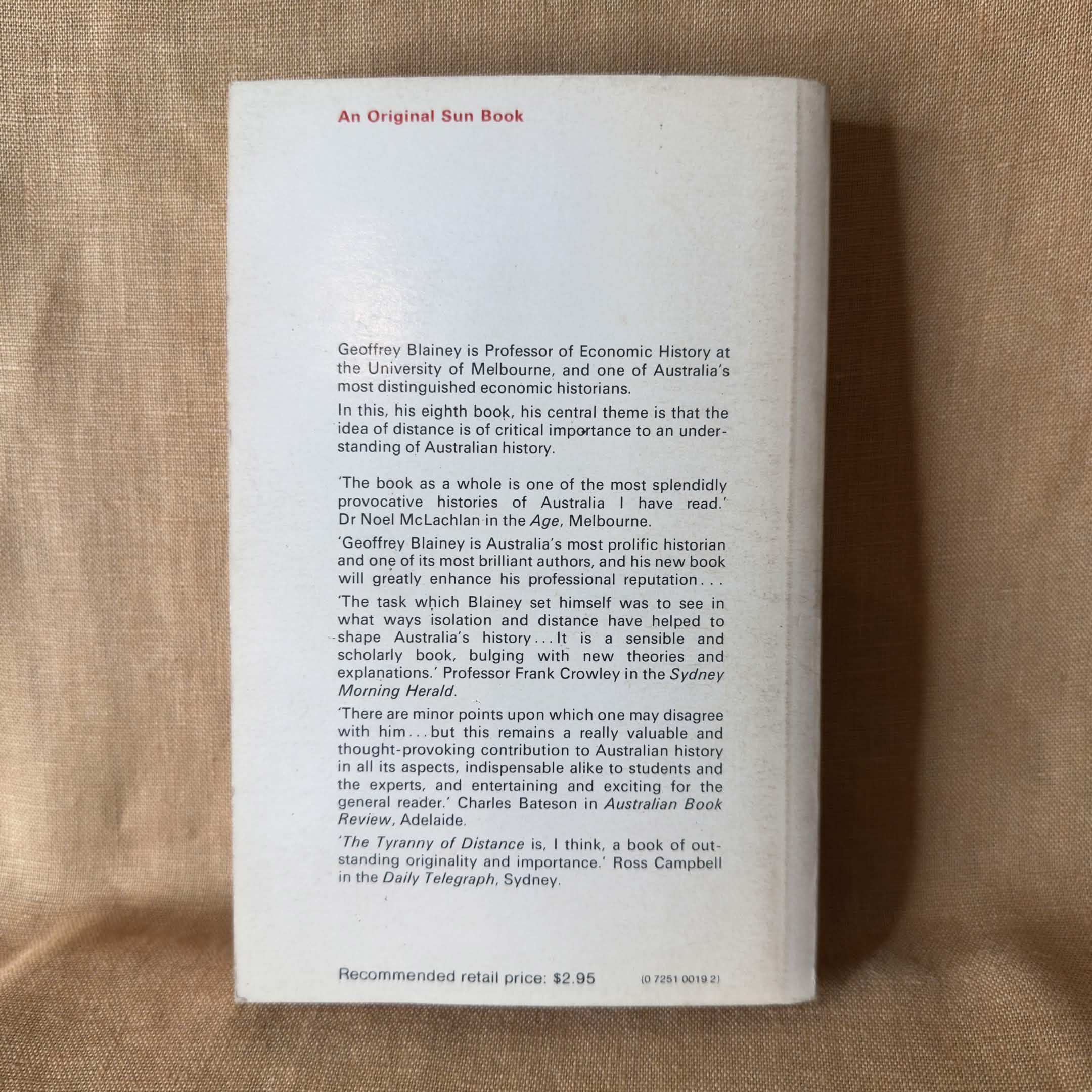 The Tyranny of Distance — Geoffrey Blainey