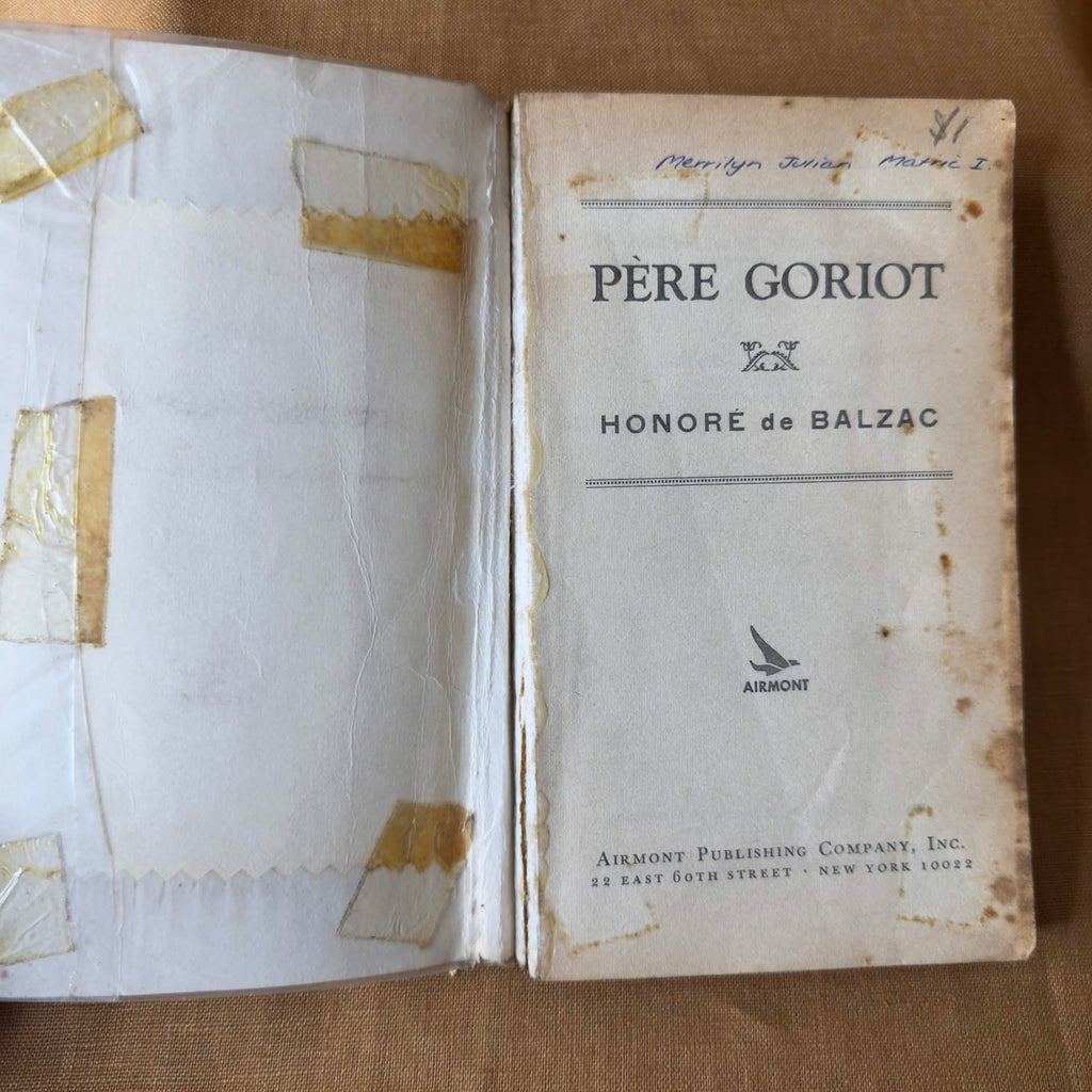 Père Goriot — Honoré de Balzac