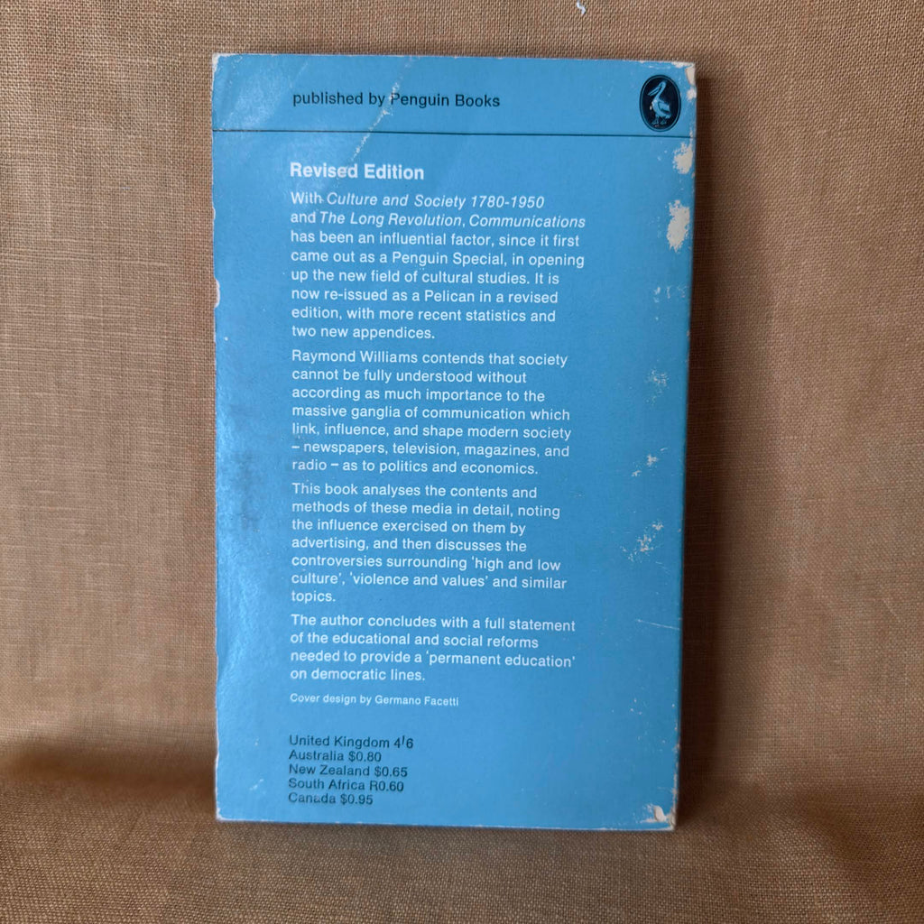 Communications — Raymond Williams