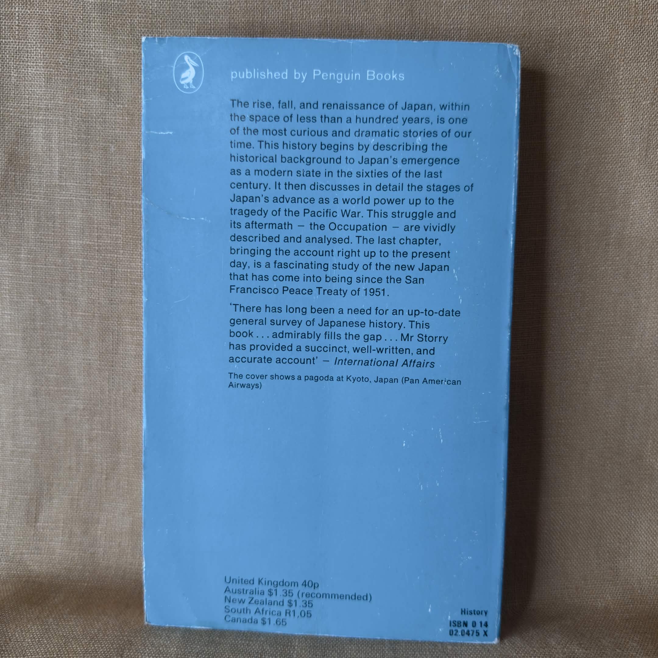 A History of Modern Japan — Richard Storry