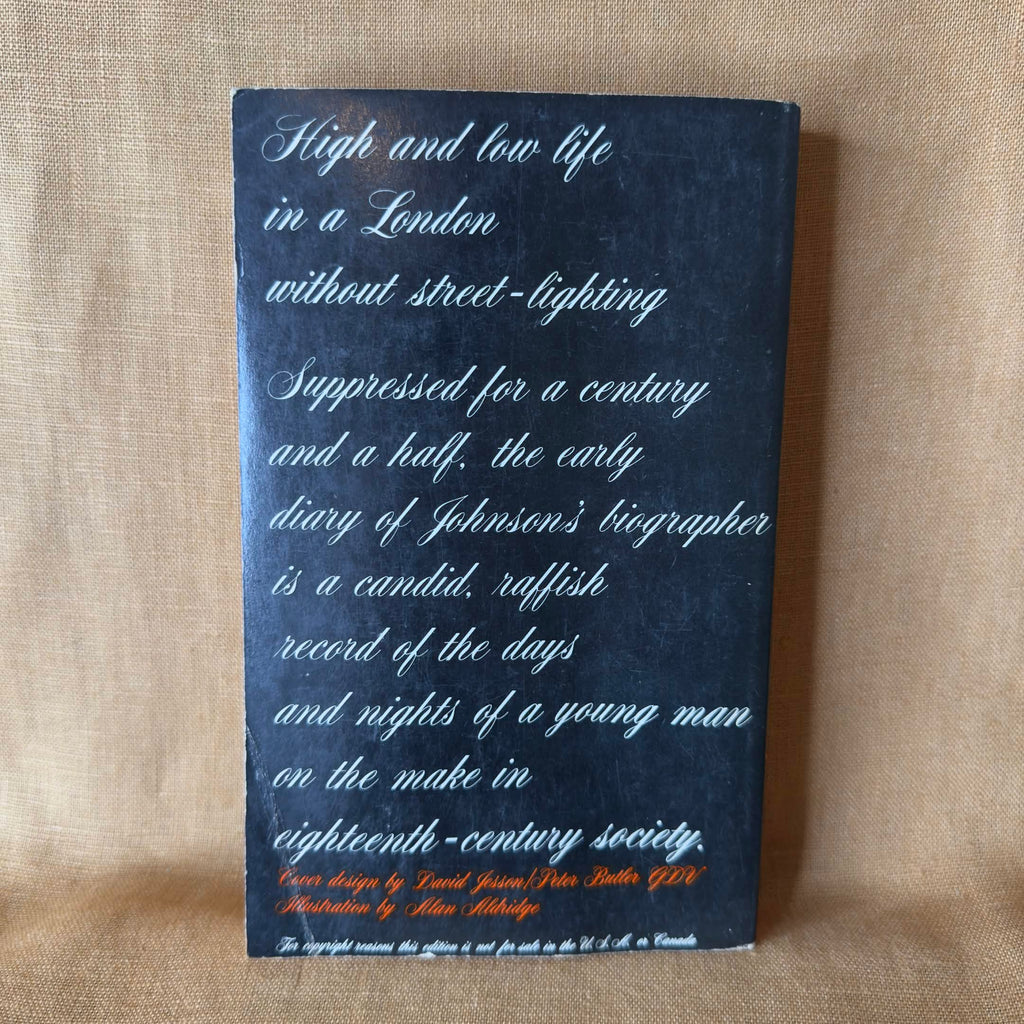 Boswell’s London Journal 1762–1763 — James Boswell