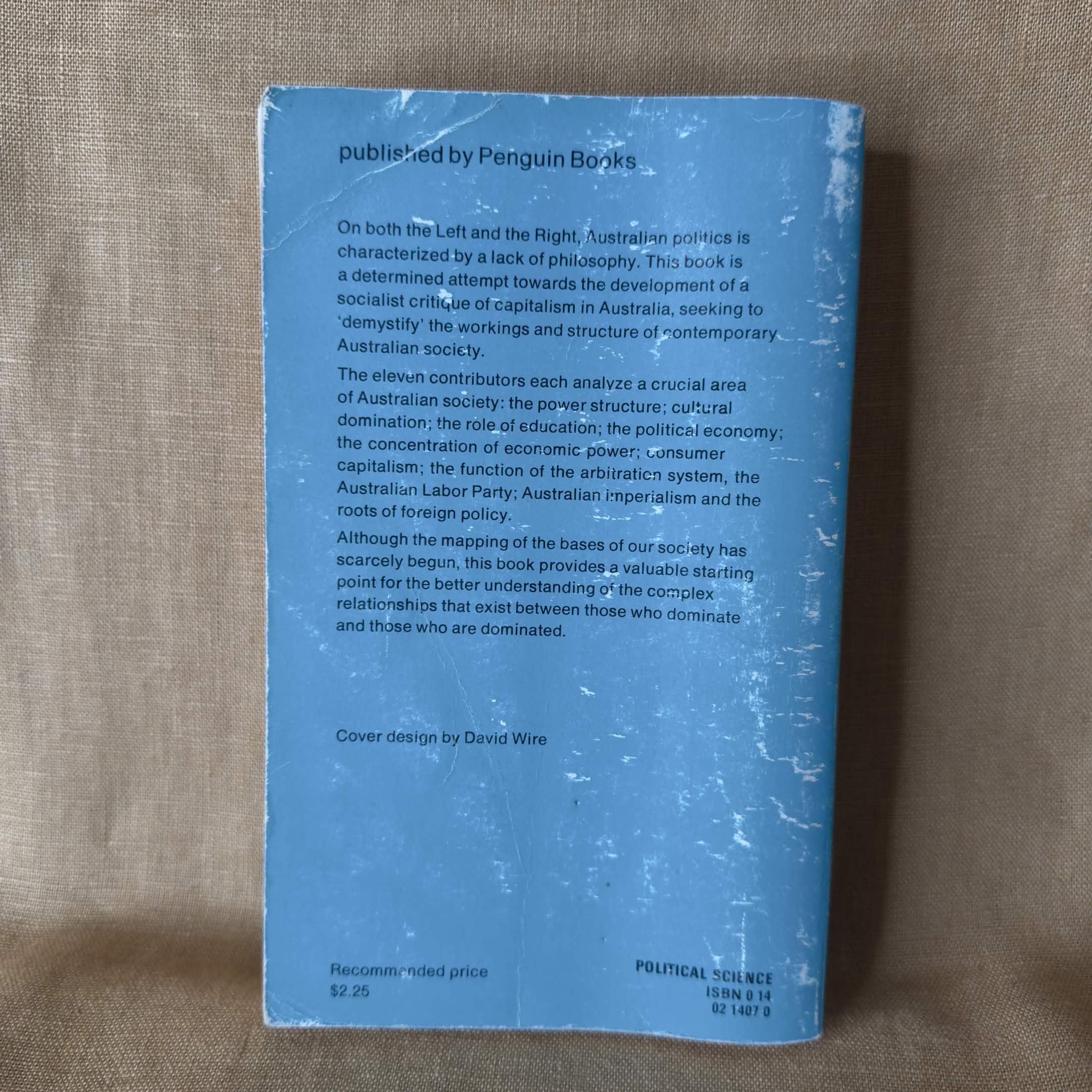 Australian Capitalism: Towards a Socialist Critique — edited by John Playford and Douglas Kirsner
