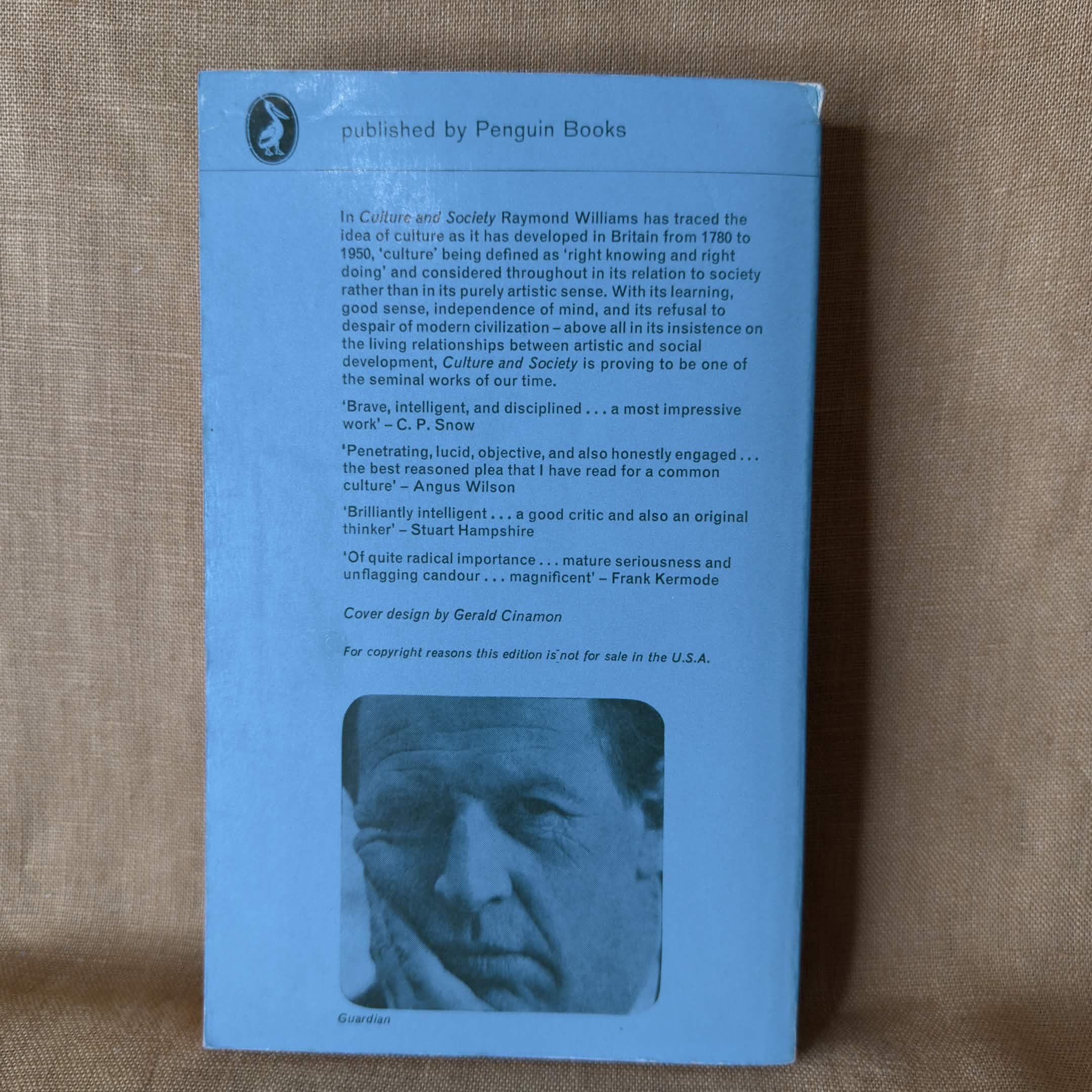 Culture and Society 1780–1950 — Raymond Williams