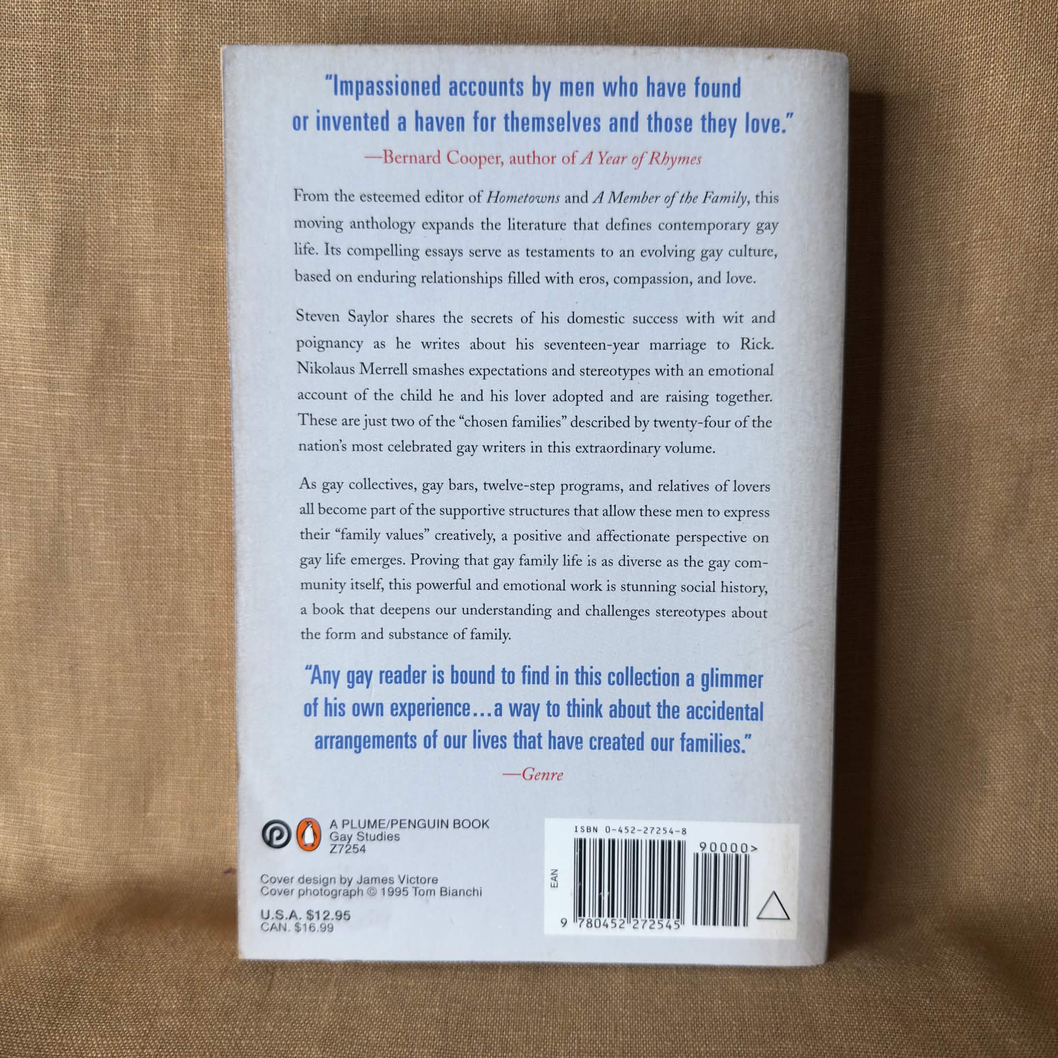 Friends and Lovers: Gay Men Write About the Families They Create — John Preston and Michael Lowenthal
