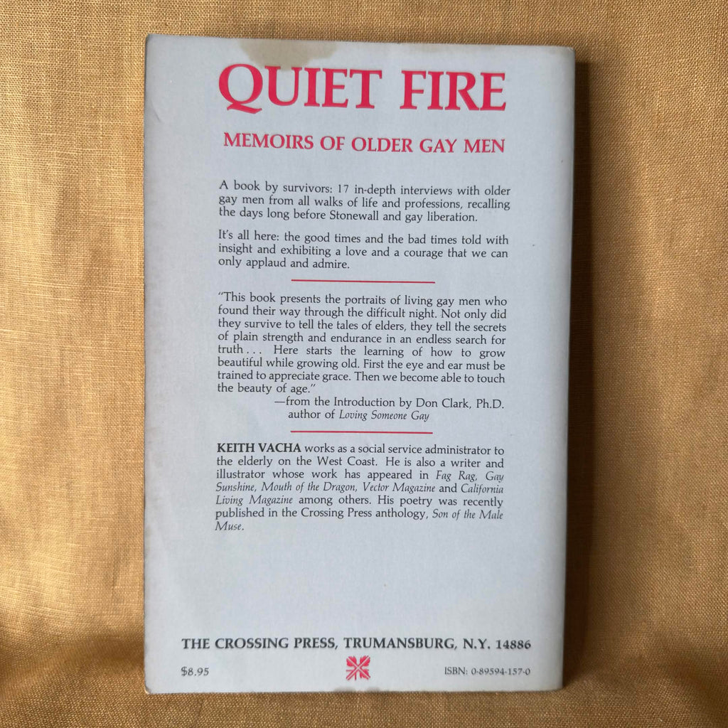 Quiet Fire: Memoirs of Older Gay Men — Keith Vacha