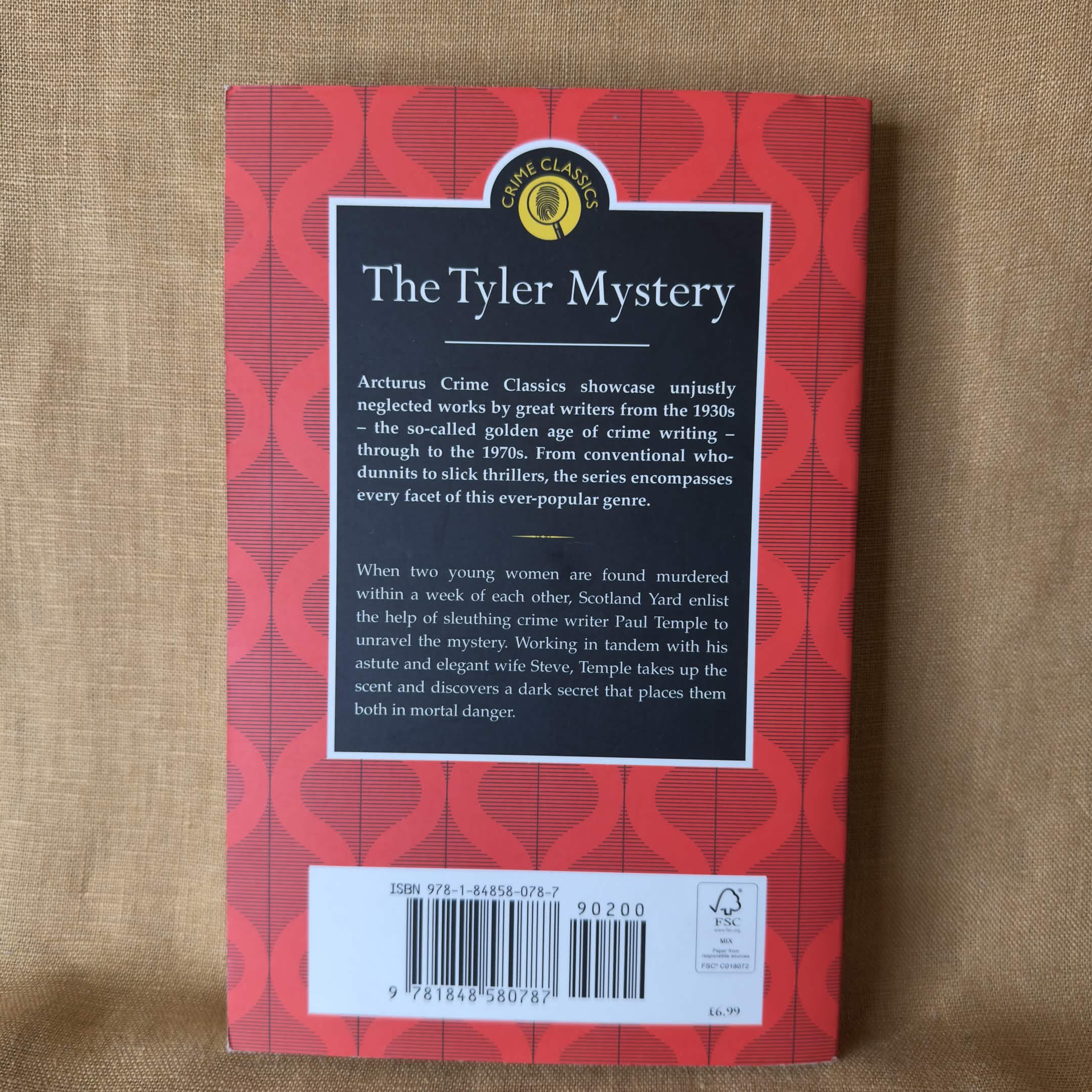 The Tyler Mystery: A Paul Temple Story — Francis Durbridge