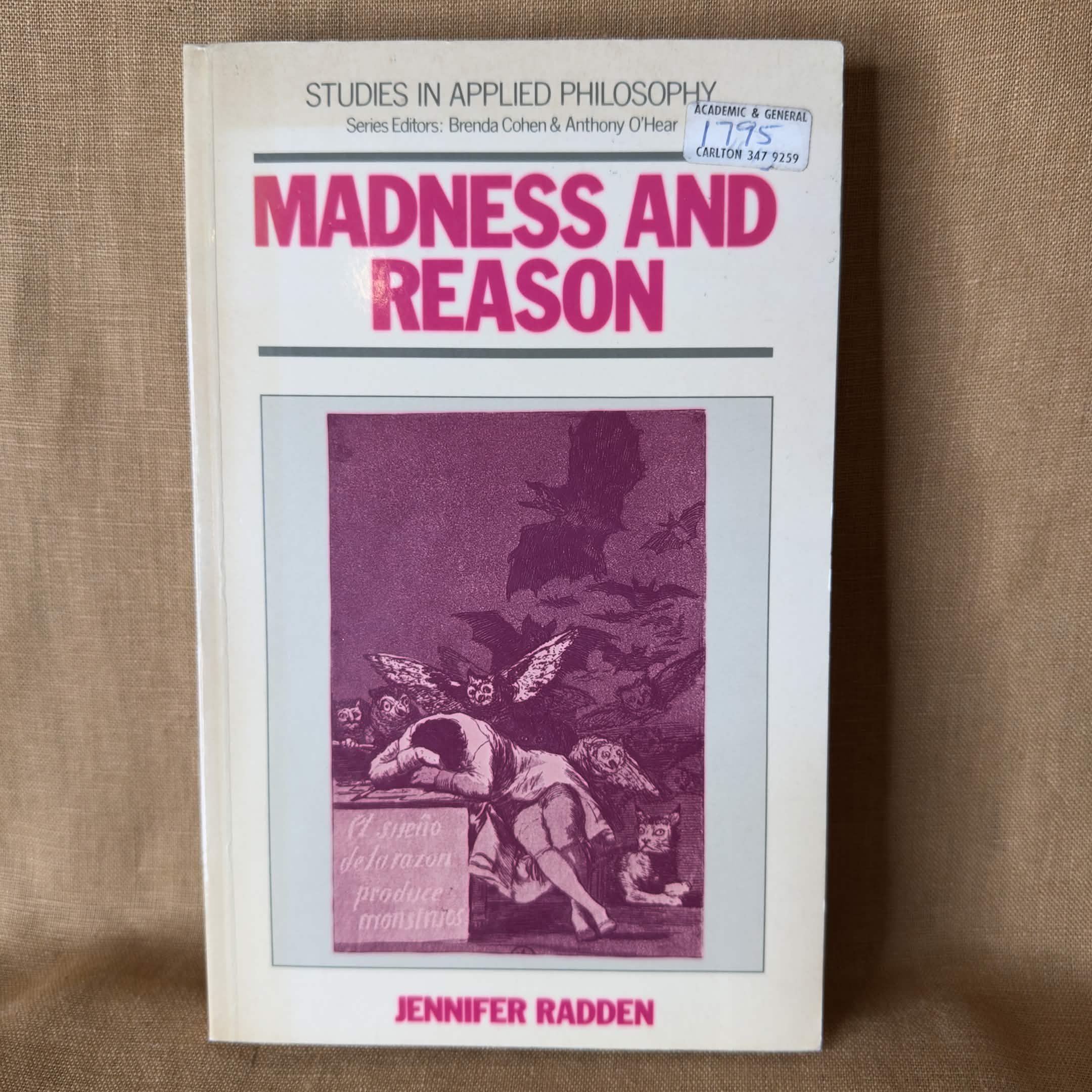 Madness and Reason — Jennifer Radden