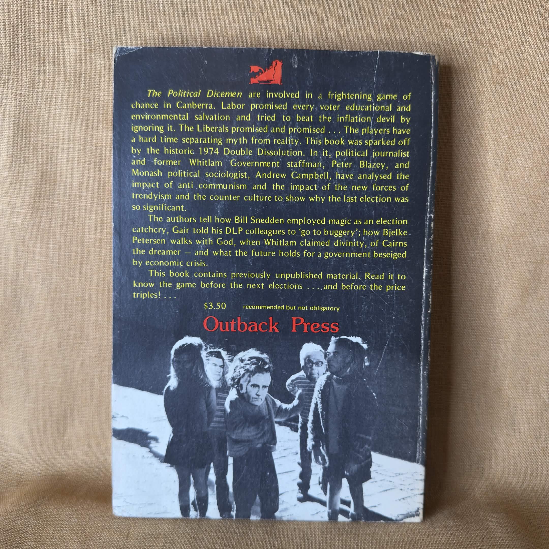 The Political Dice Men — Peter Blazey and Andrew Campbell