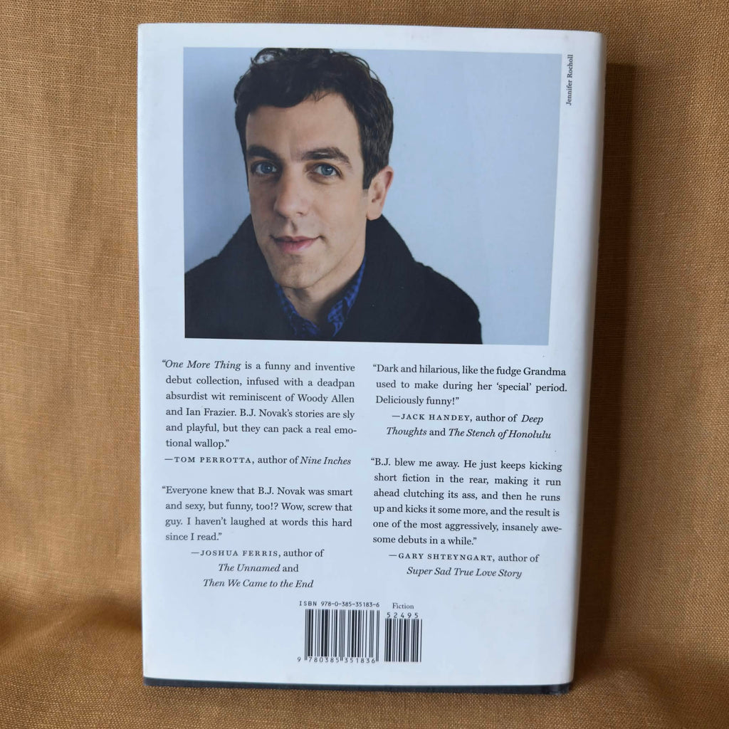 One More Thing: Stories and Other Stories — B. J. Novak