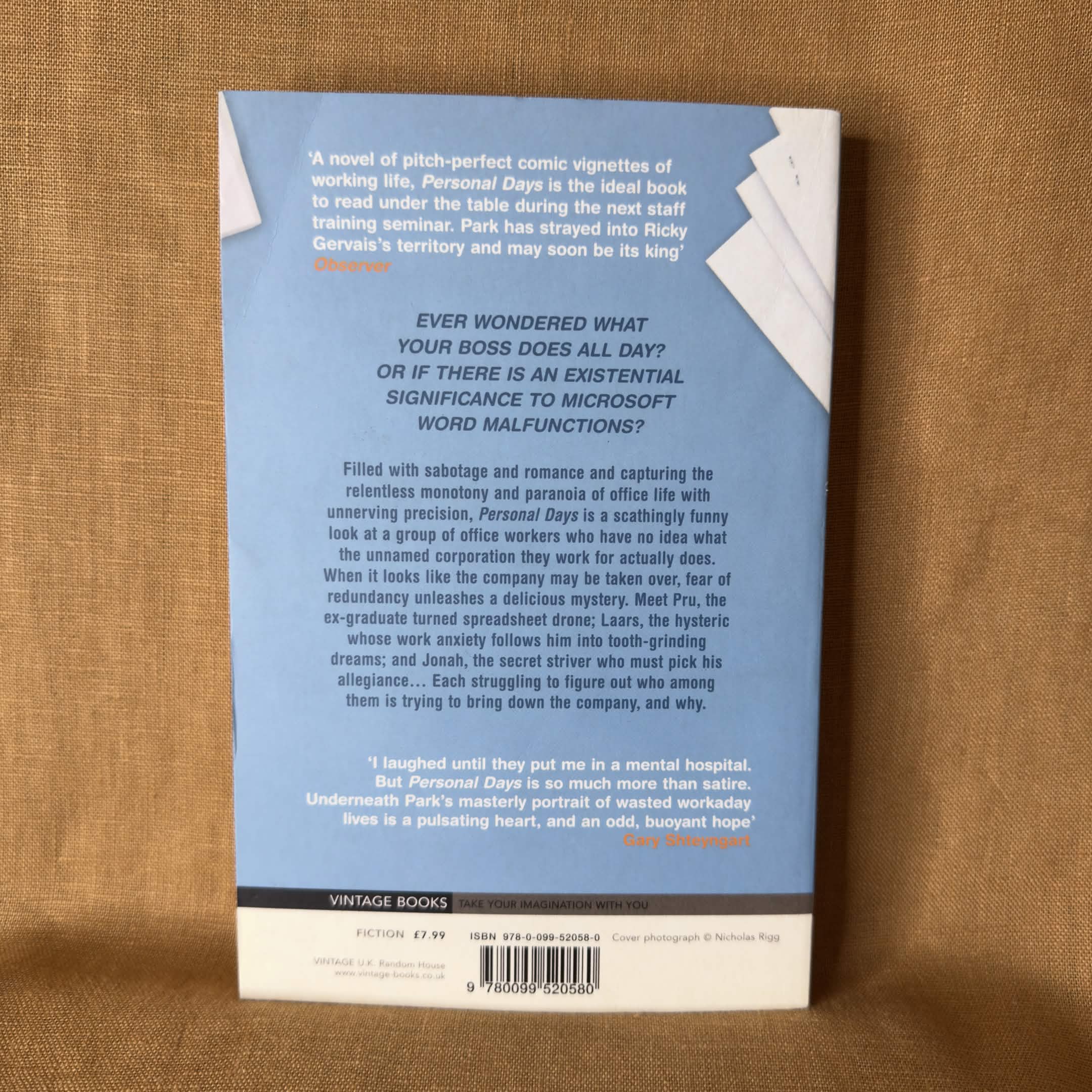 Personal Days — Ed Park