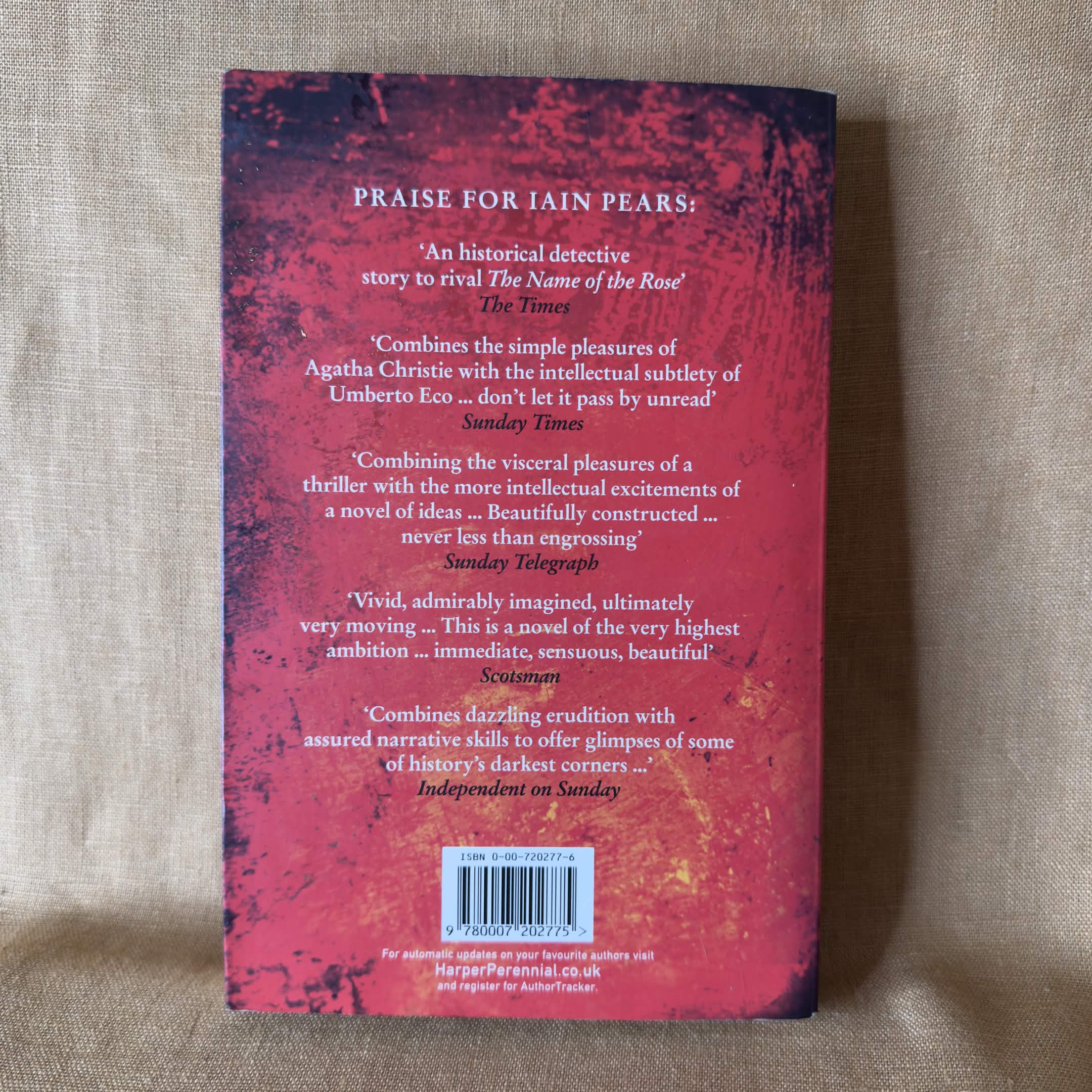The Portrait — Iain Pears, Harper Perennial paperback
