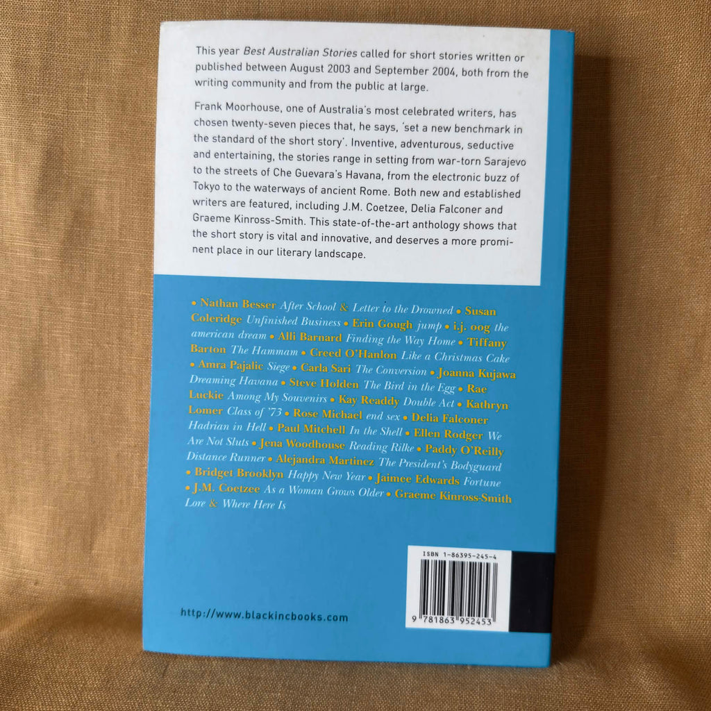 The Best Australian Stories 2004 — edited by Frank Moorhouse