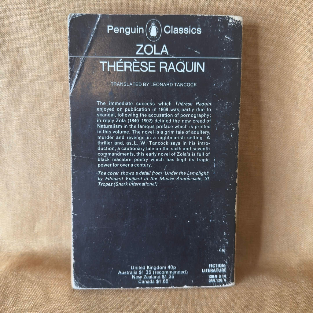 Thérèse Raquin — Émile Zola