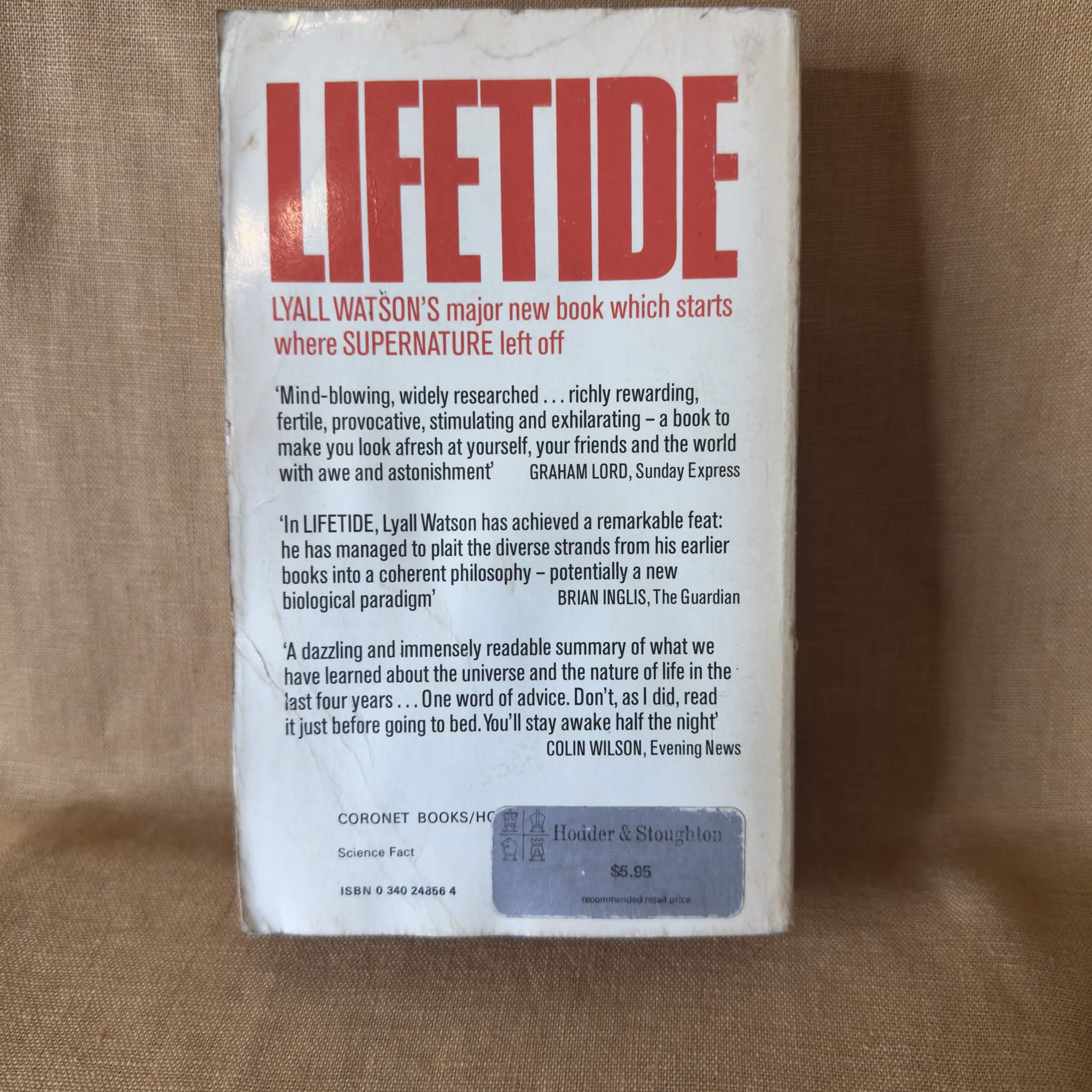 Lifetide — Lyall Watson