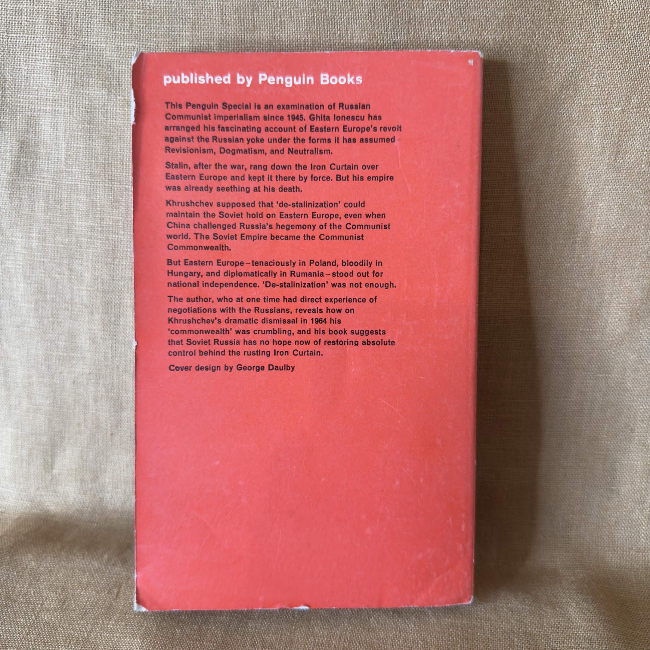 The Break-up of the Soviet Empire in Eastern Europe — Ghita Ionescu