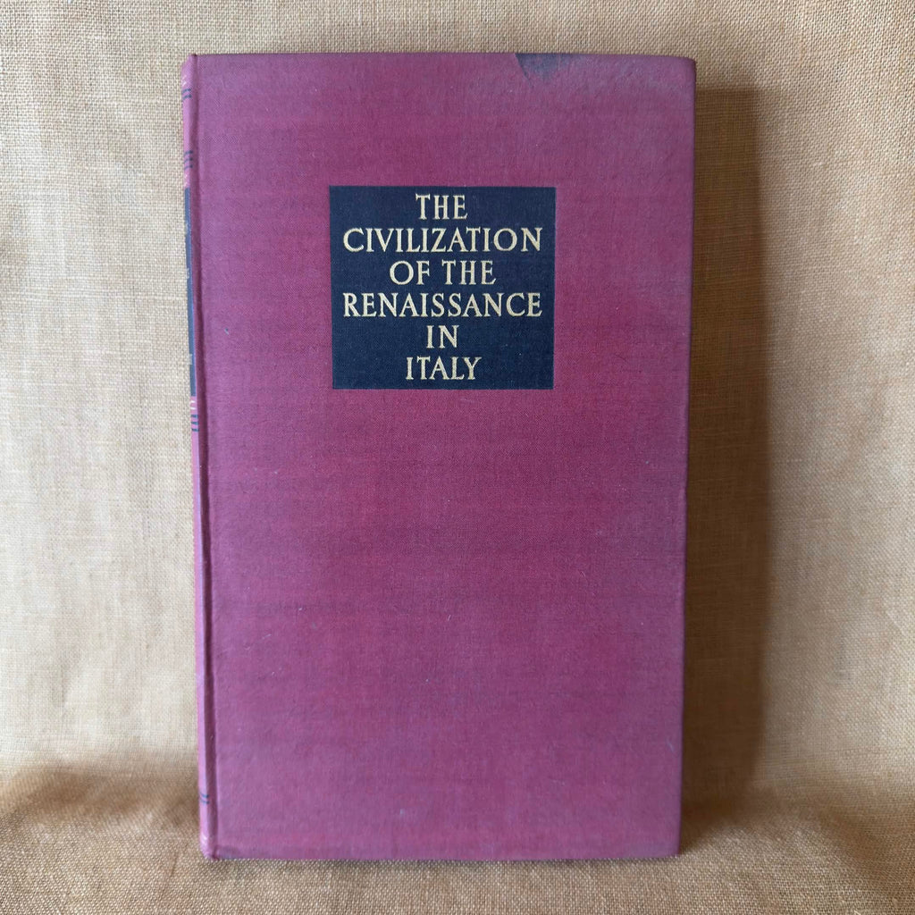 The Civilization of the Renaissance in Italy — Jacob Burckhardt