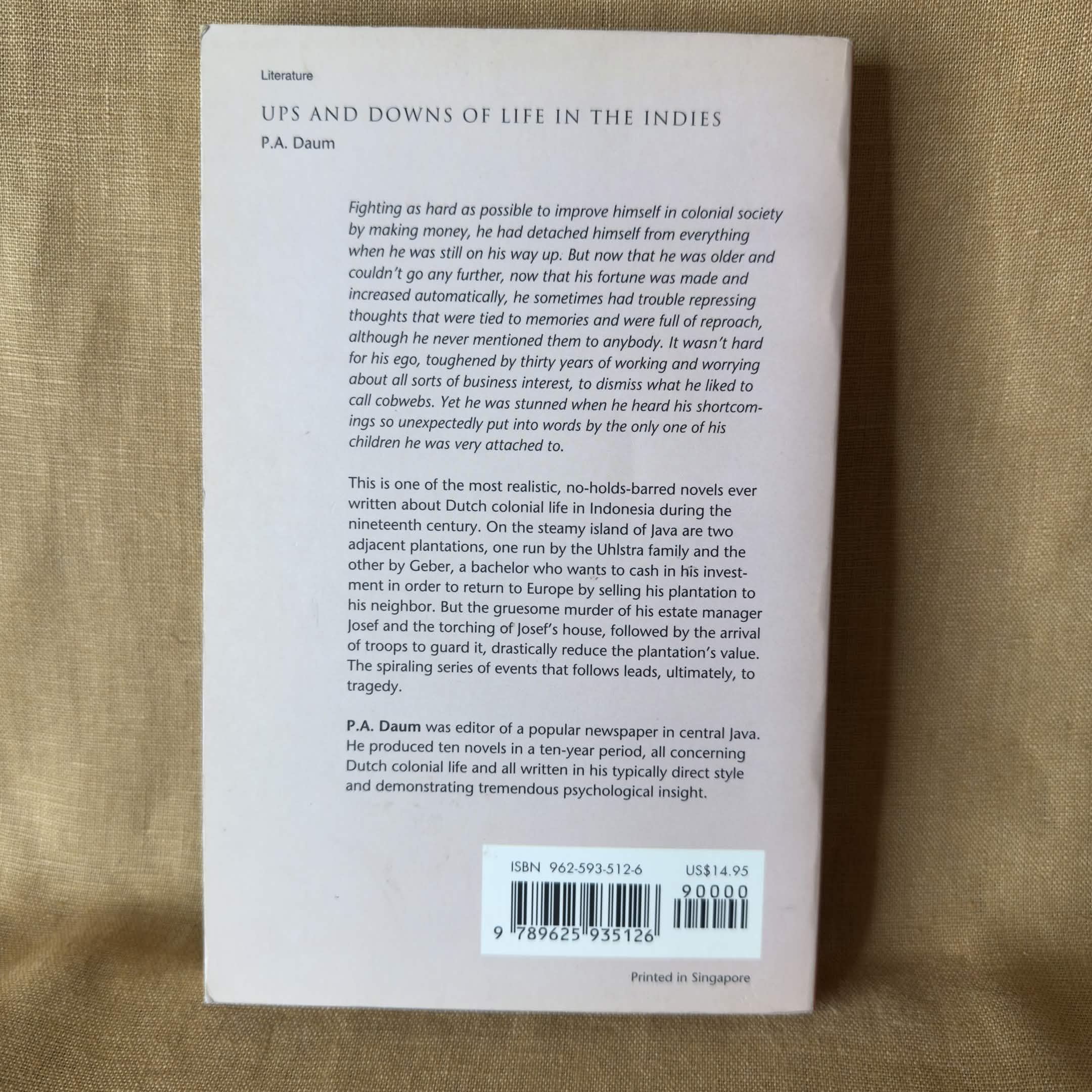Ups and Downs of Life in the Indies — P.A. Daum