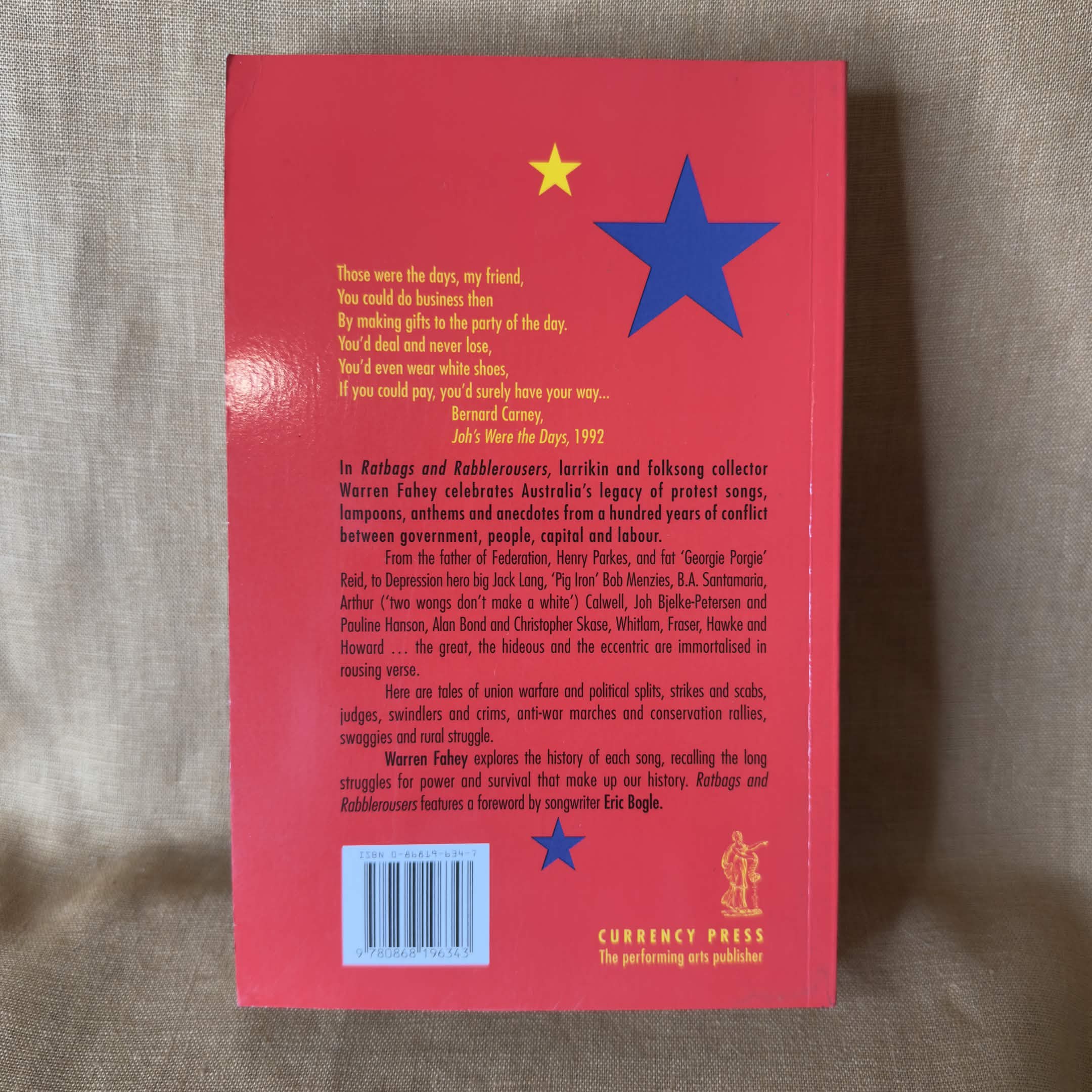 Ratbags & Rabblerousers: A Century of Political Protest, Song and Satire — Warren Fahey