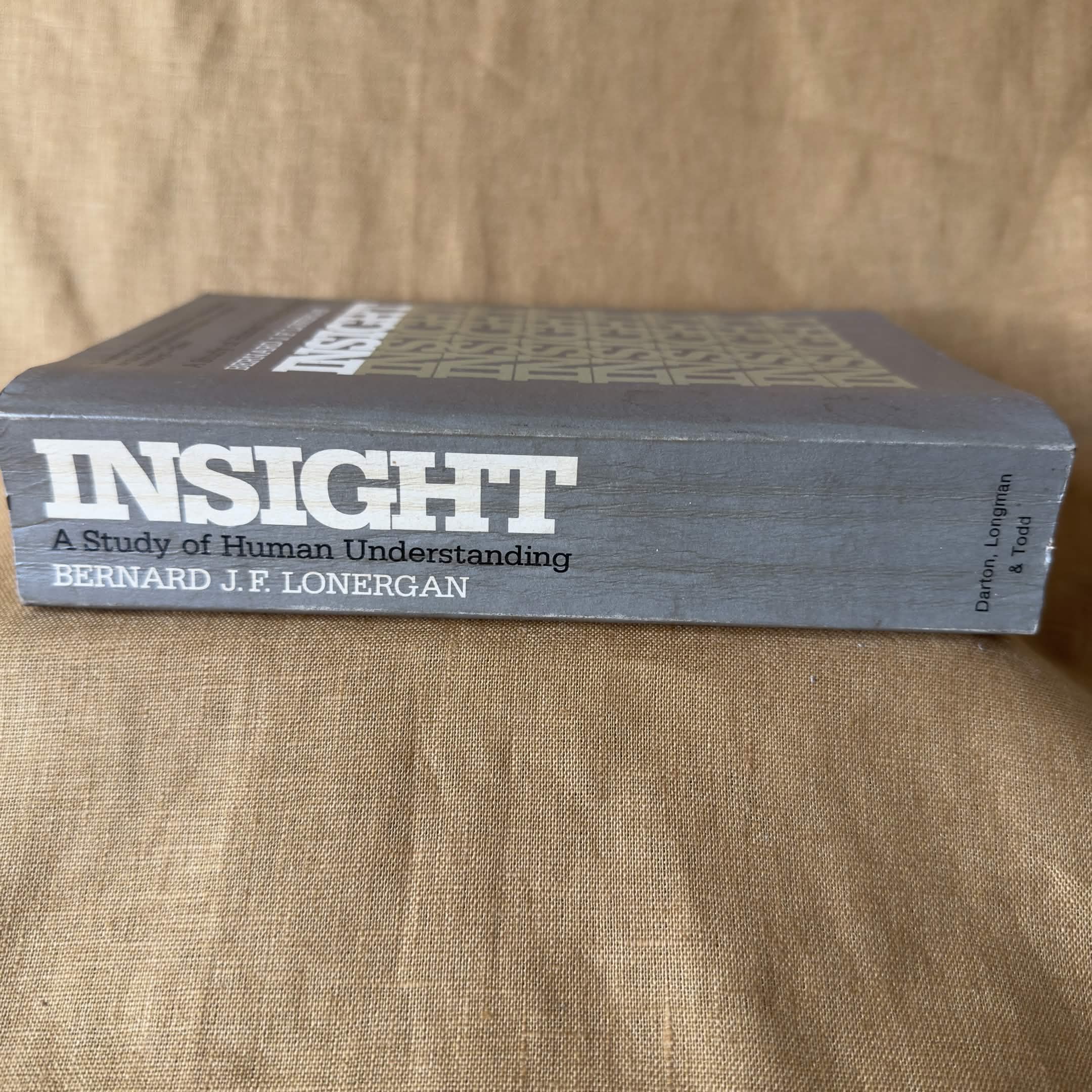 Insight: A Study of Human Understanding — Bernard J. F. Lonergan