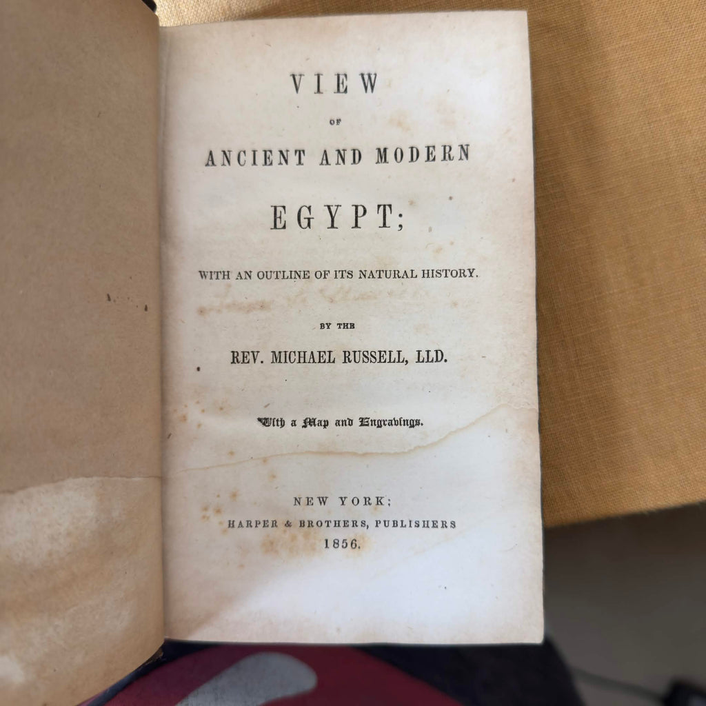 View of Ancient and Modern Egypt — Rev. Michael Russell