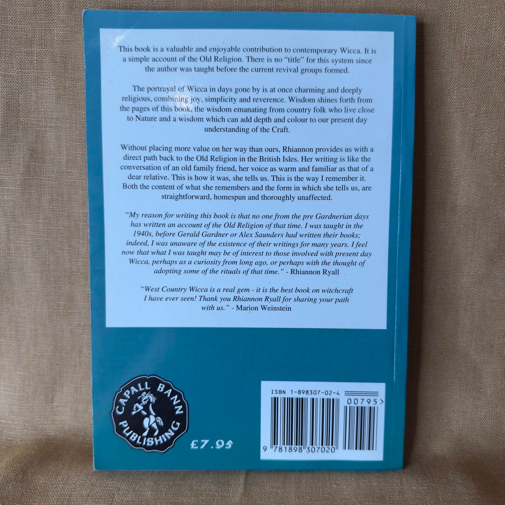 West Country Wicca: A Journal of the Old Religion — Rhiannon Ryall