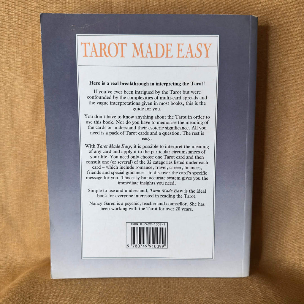 Tarot Made Easy — Nancy Garen