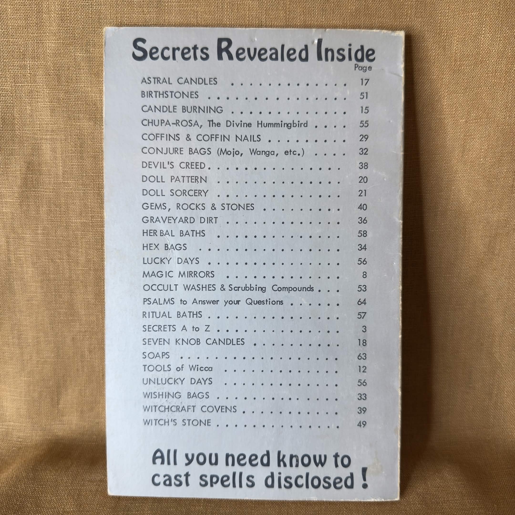 Spellcraft, Hexcraft and Witchcraft - Anna Riva