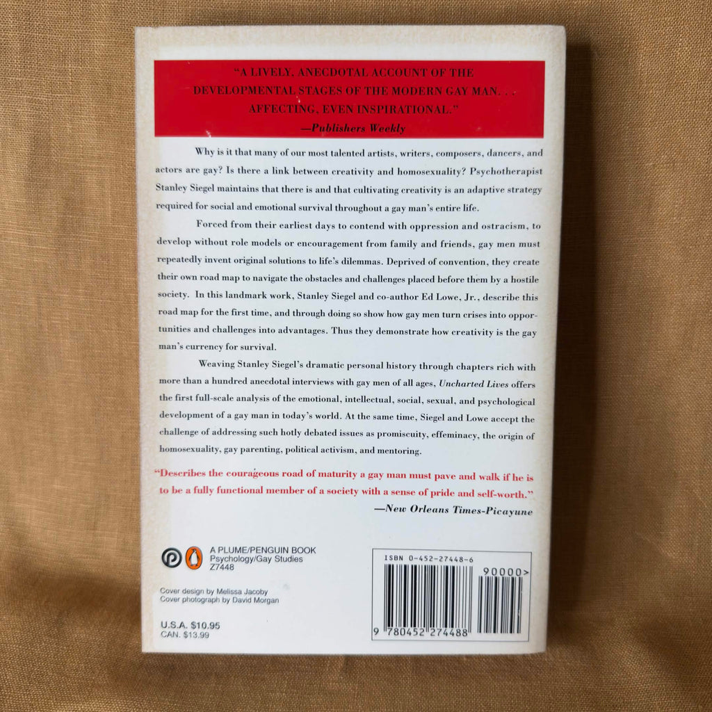 Uncharted Lives: Understanding the Life Passages of Gay Men - Stanley Siegel and Ed Lowe Jr.