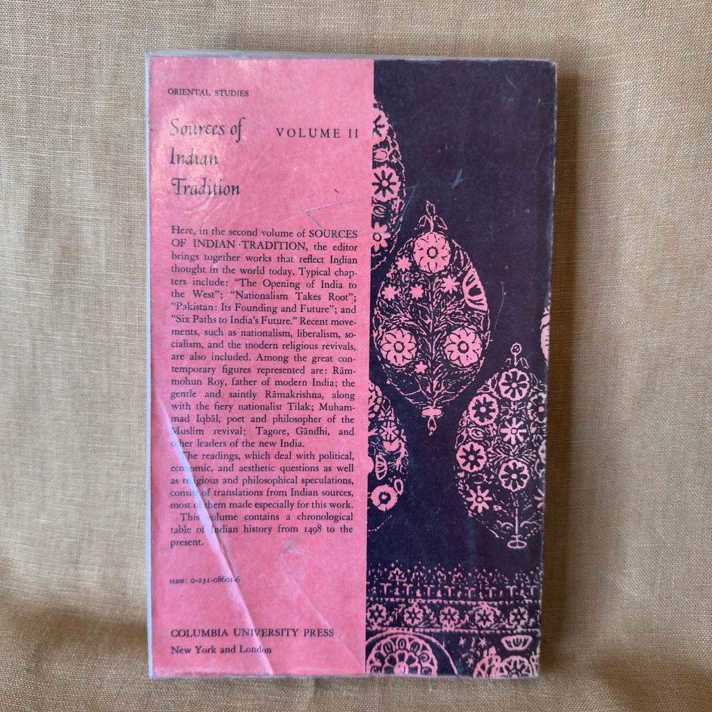 Sources of Indian Tradition Volume II - Stephen Hay and I. H. Qureshi