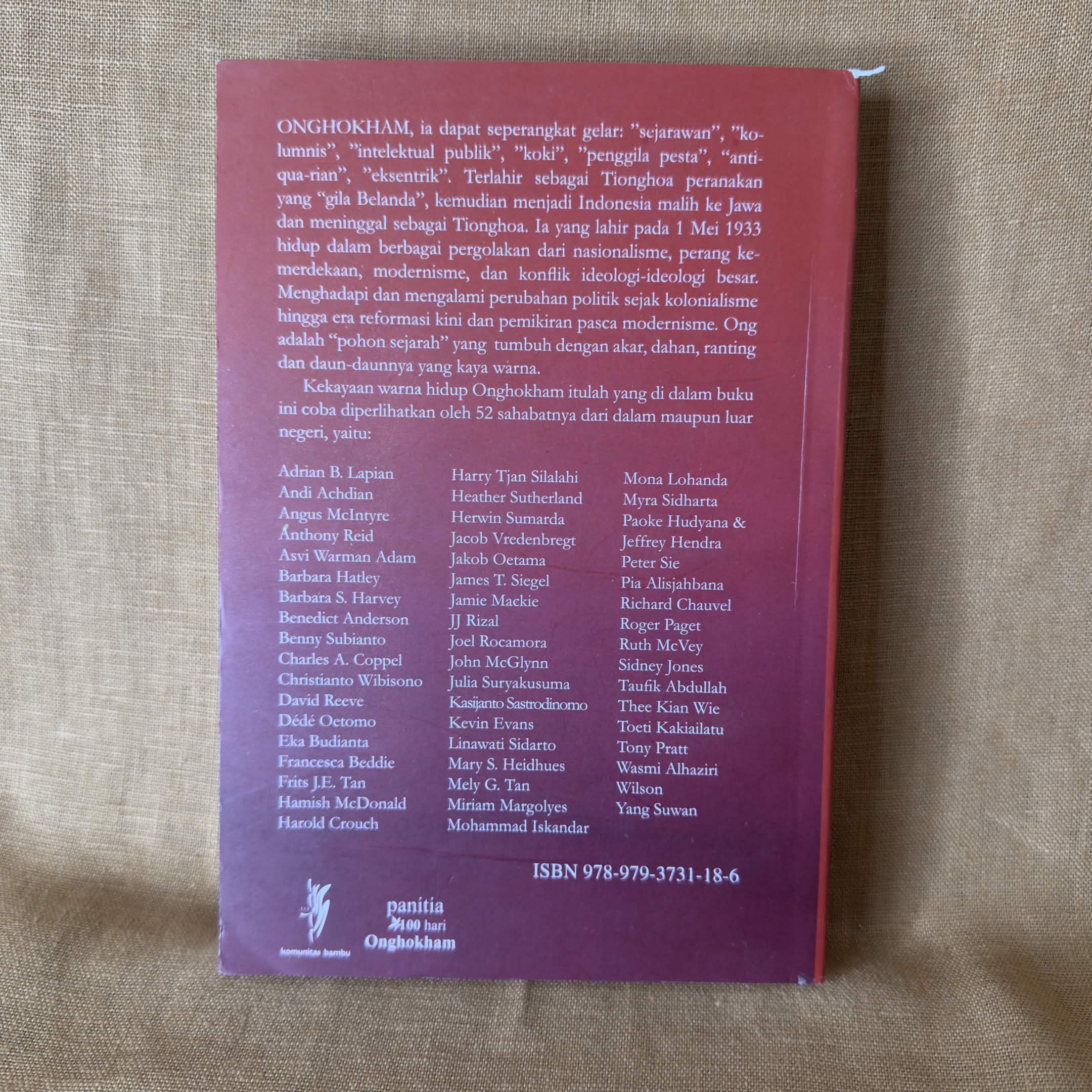 Onze Ong: Onghokham dalam Kenangan - David Reeve, JJ Rizal and Wasmi Alhaziri