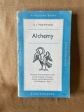 Alchemy by E. J. Holmyard, Pelican Books 1957, front cover