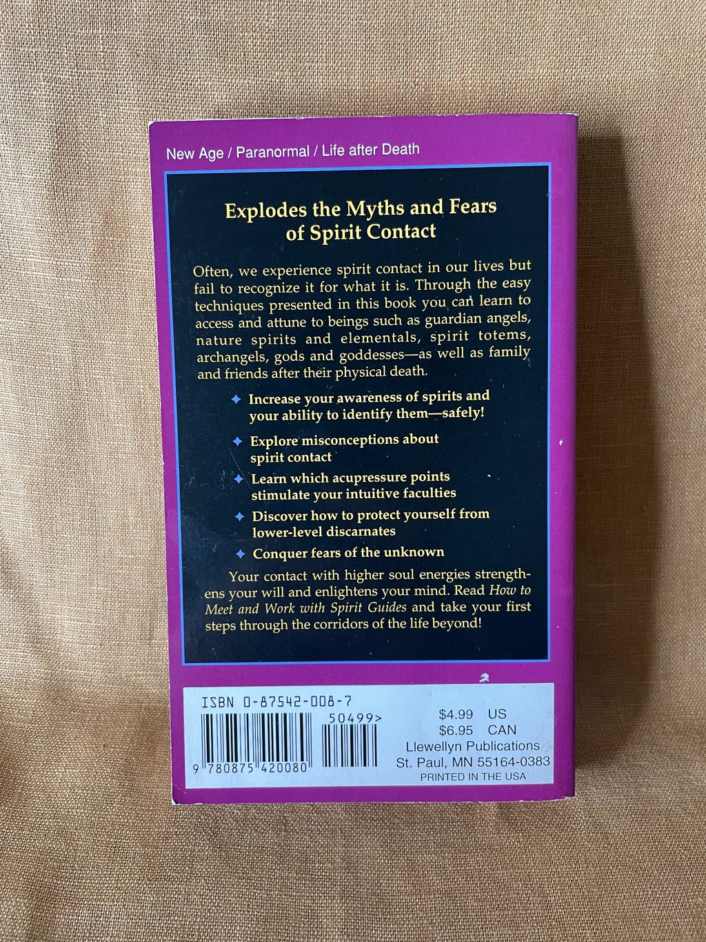 How to Meet and Work with Spirit Guides by Ted Andrews back cover