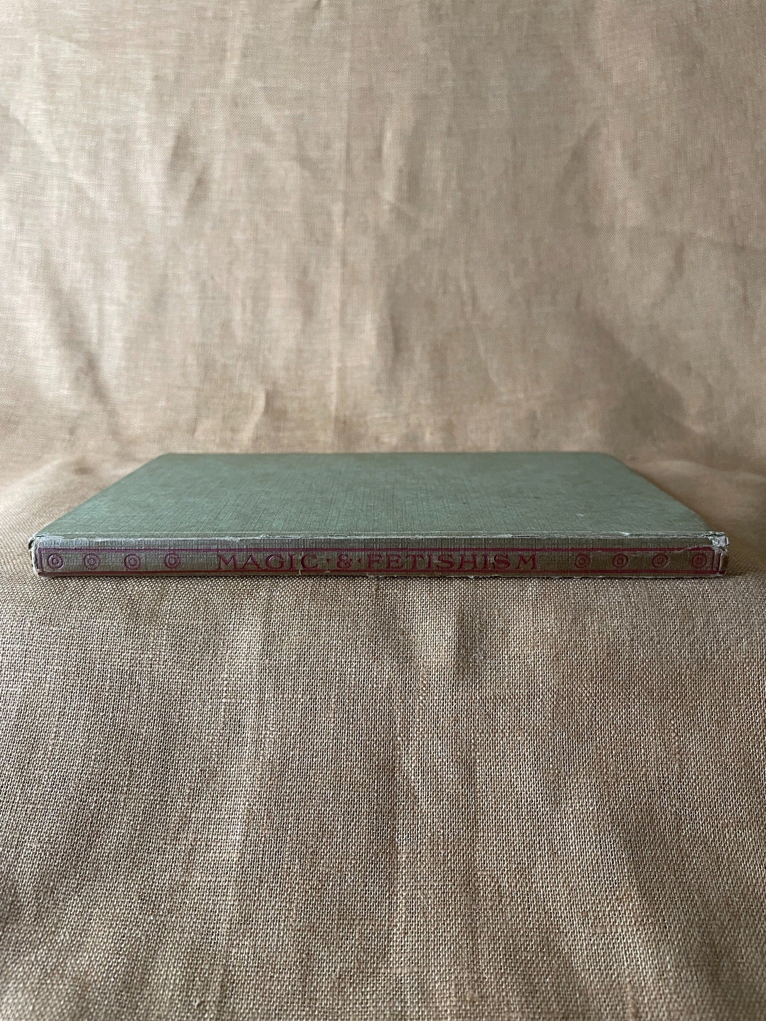 Magic and Fetishism by Alfred C. Haddon spine