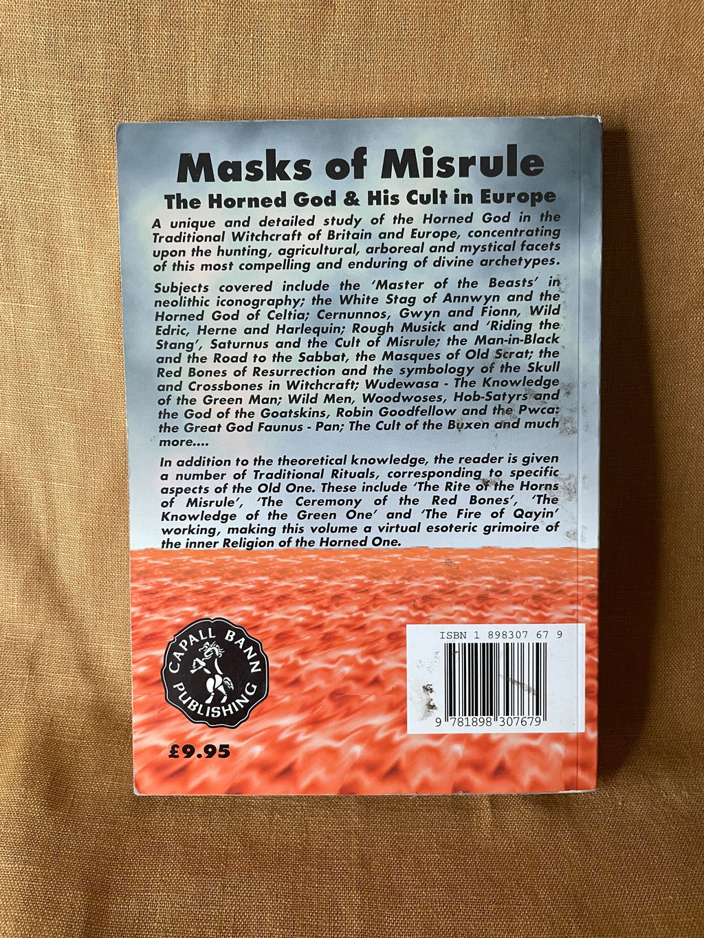 Masks of Misrule by Nigel Jackson back cover