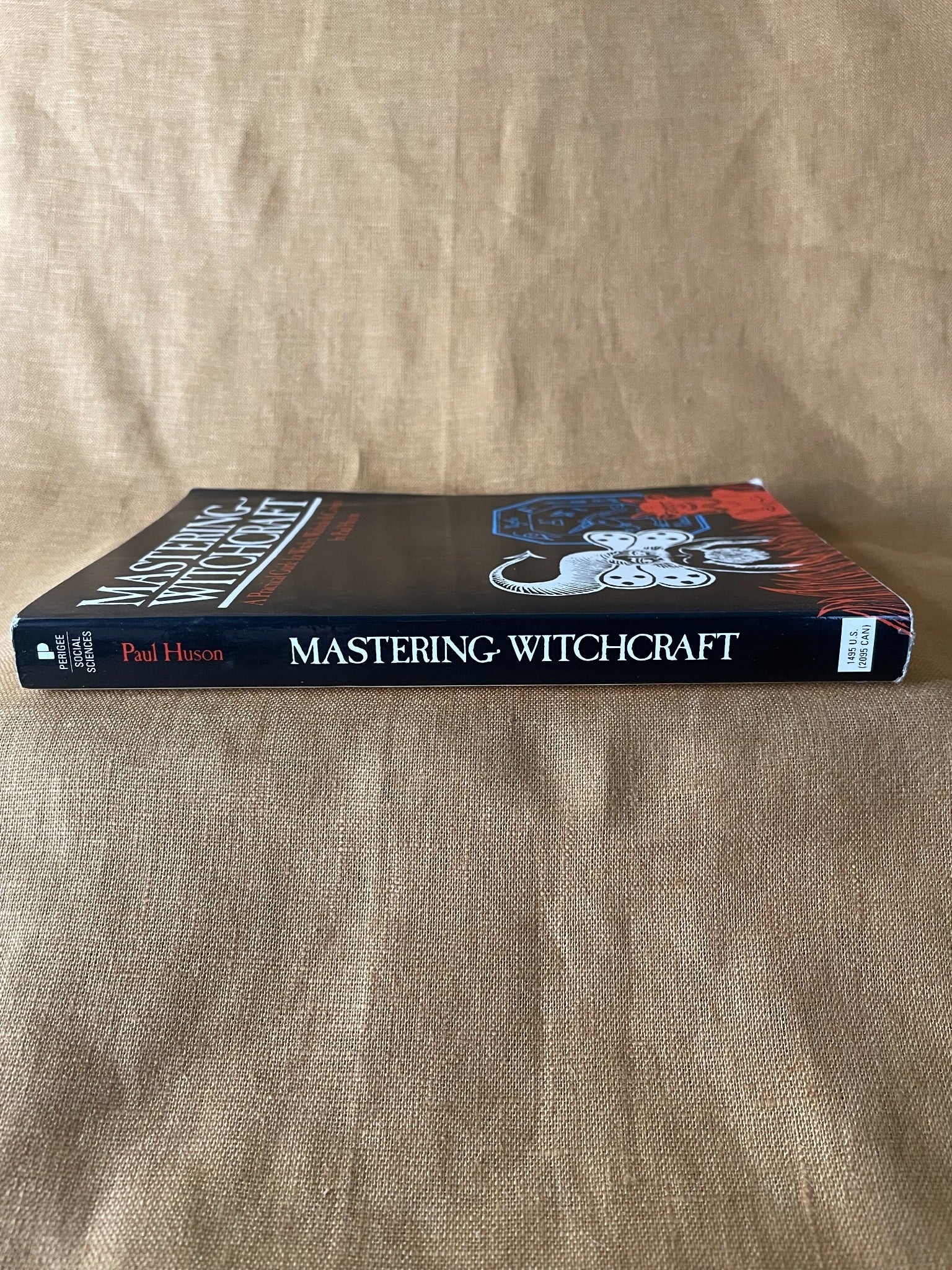 Mastering Witchcraft by Paul Huson - spine