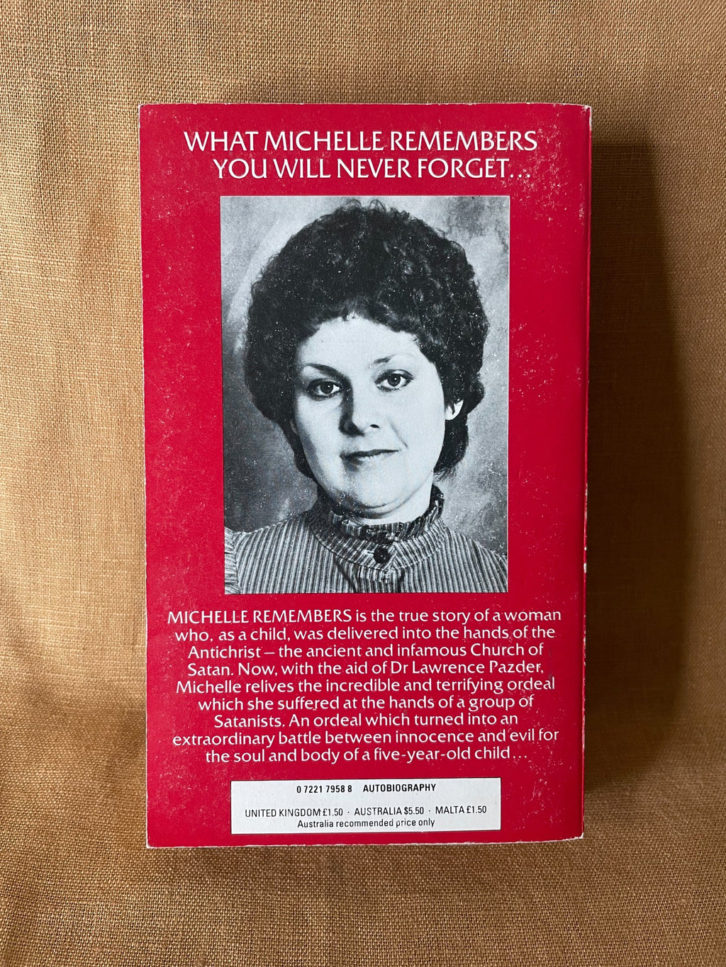 Michelle Remembers by Michelle Smith and Lawrence Pazder back cover