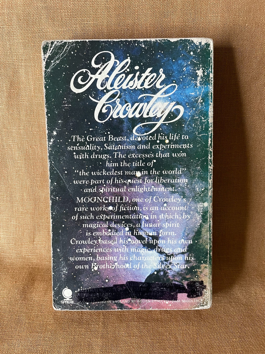 Moonchild by Aleister Crowley back cover