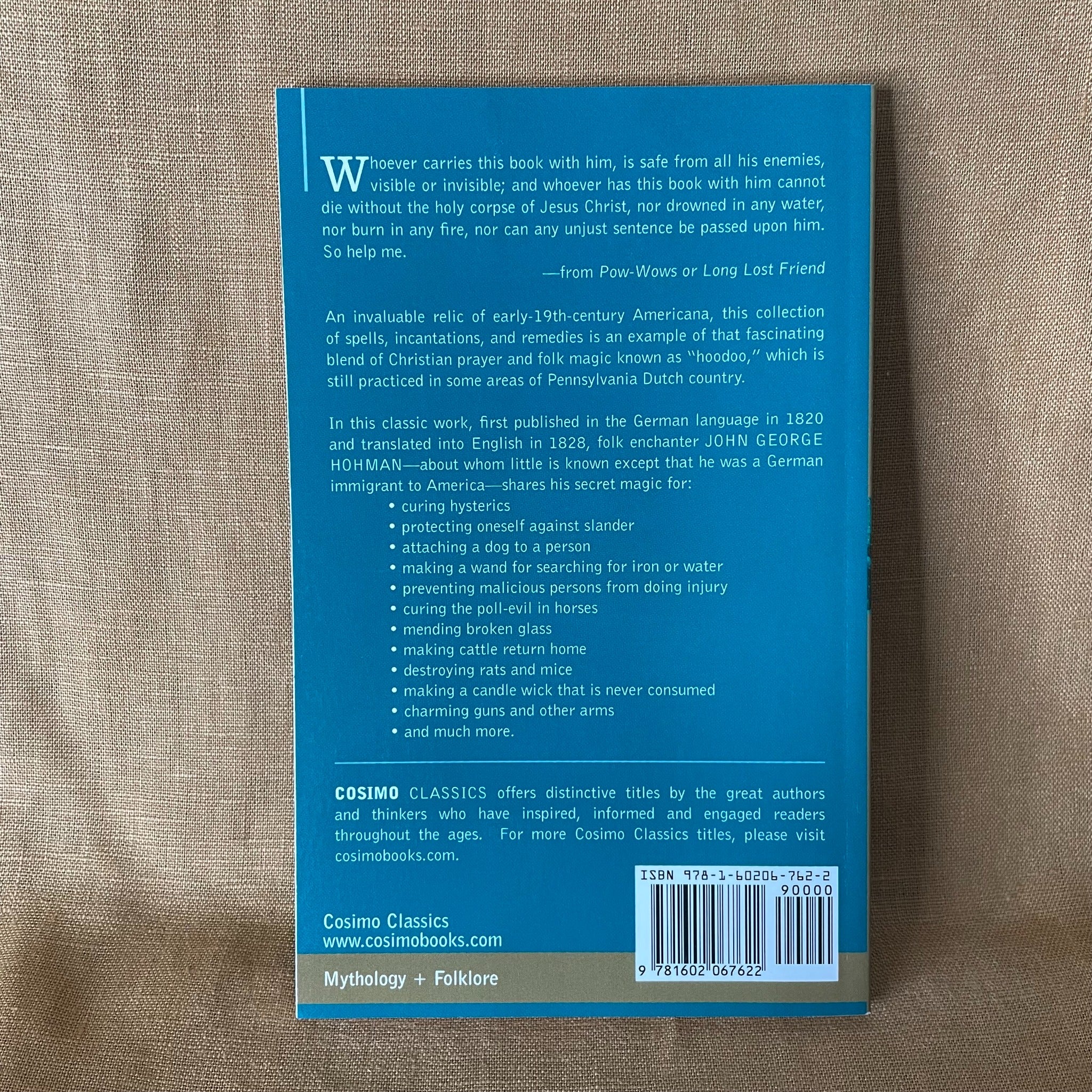 Pow-Wows or Long Lost Friend back cover
