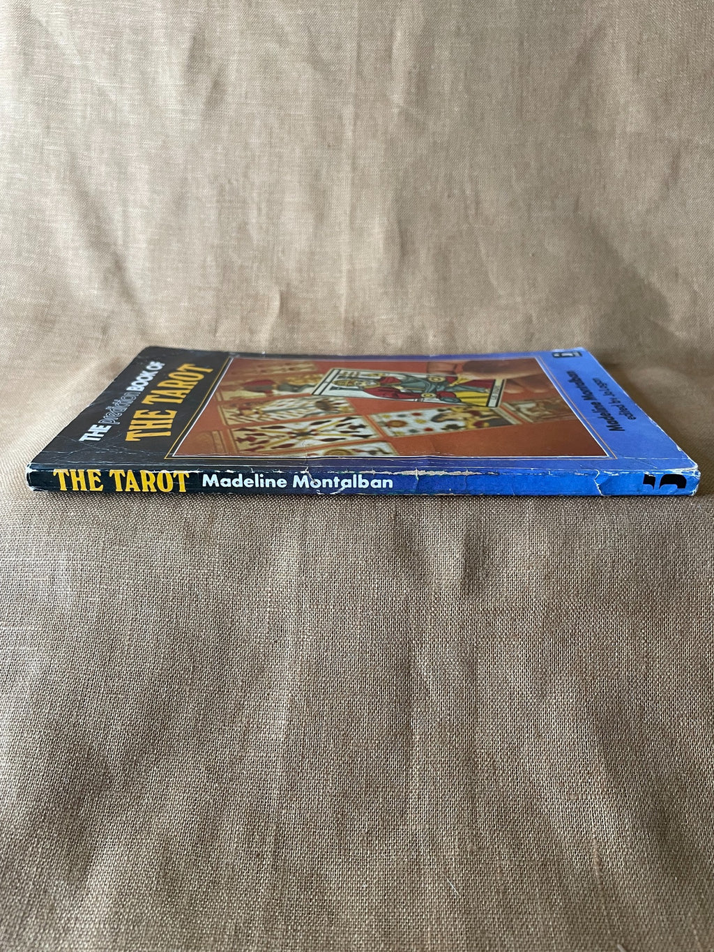 The Prediction Book of the Tarot by Madeline Montalban spine