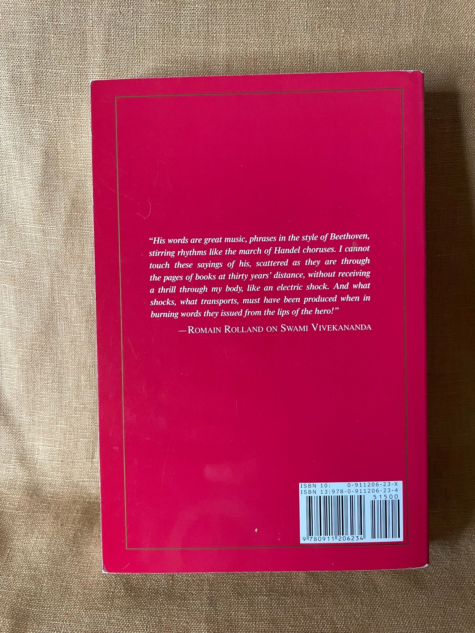 Raja-Yoga by Swami Vivekananda back cover