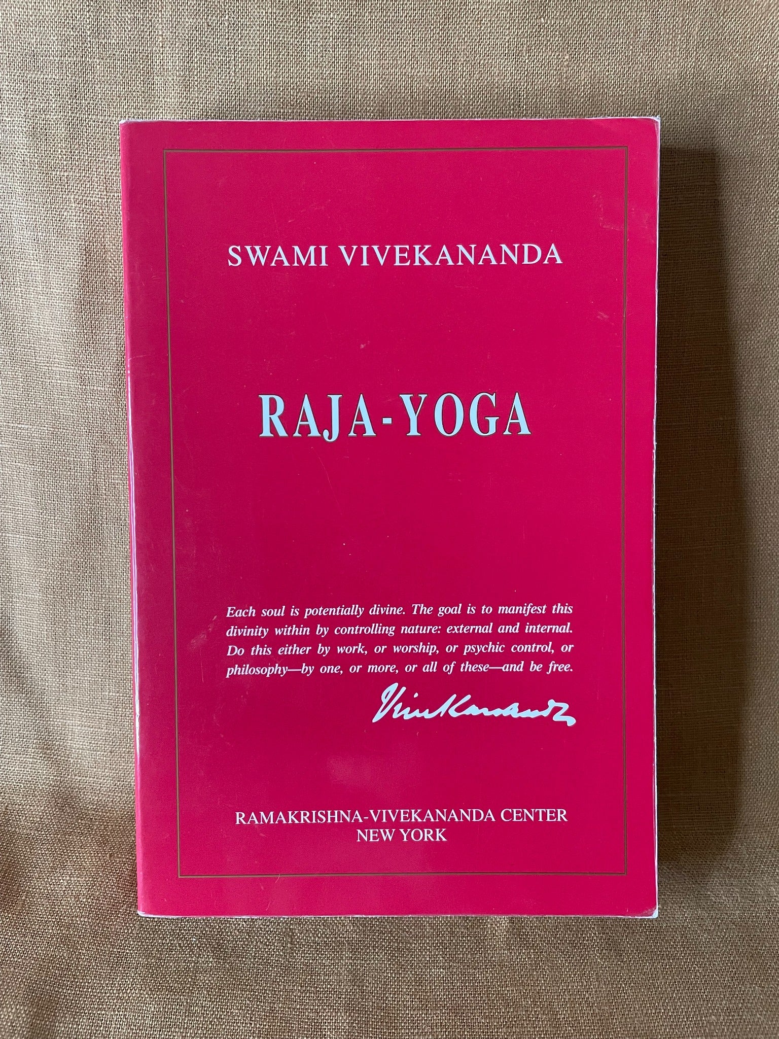 Raja-Yoga by Swami Vivekananda front cover