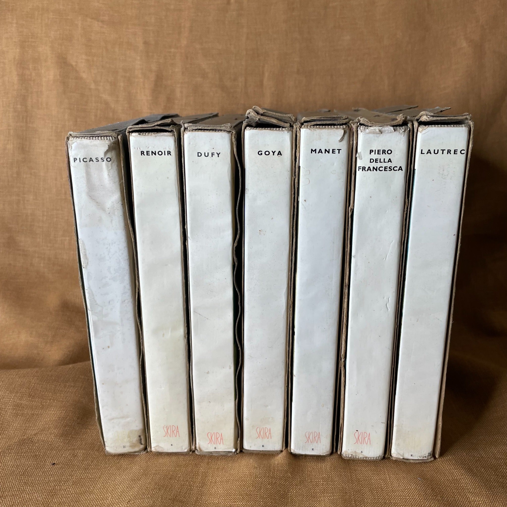 Seven-volume Skira art book collection in original slipcases