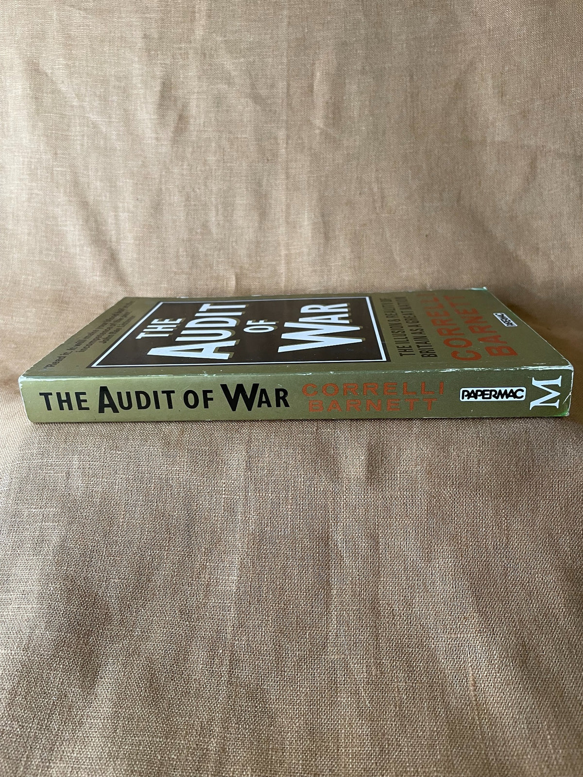 The Audit of War by Correlli Barnett spine